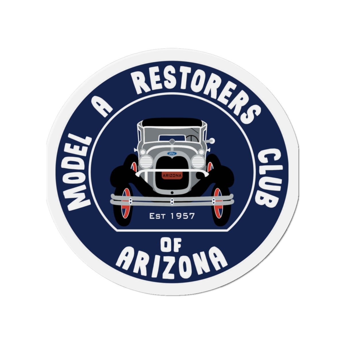 Model A Restorers Club of Arizona Die-Cut Magnet - Great for your car trailer!