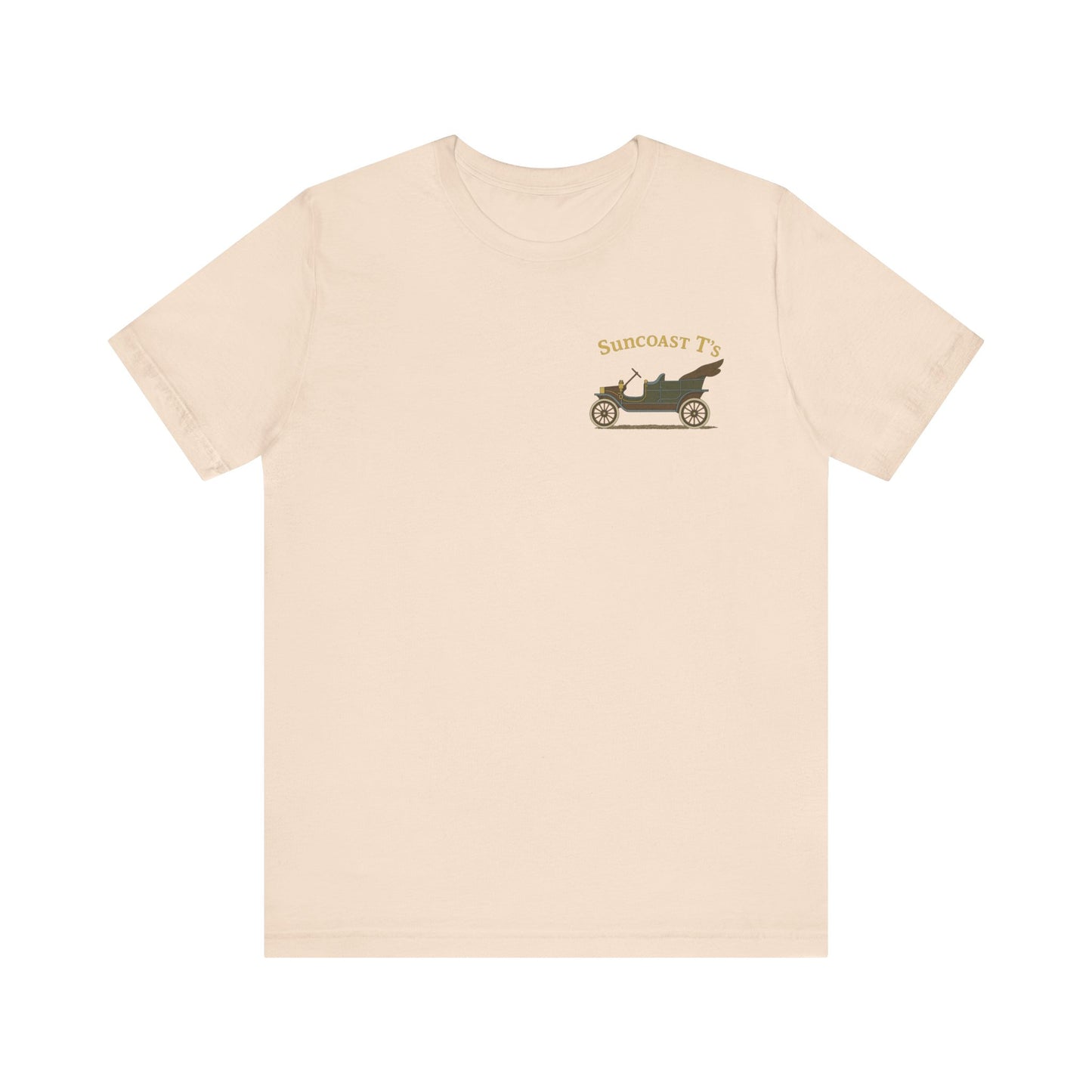 Suncoast T's (small logo) - Unisex Jersey Short Sleeve Tee