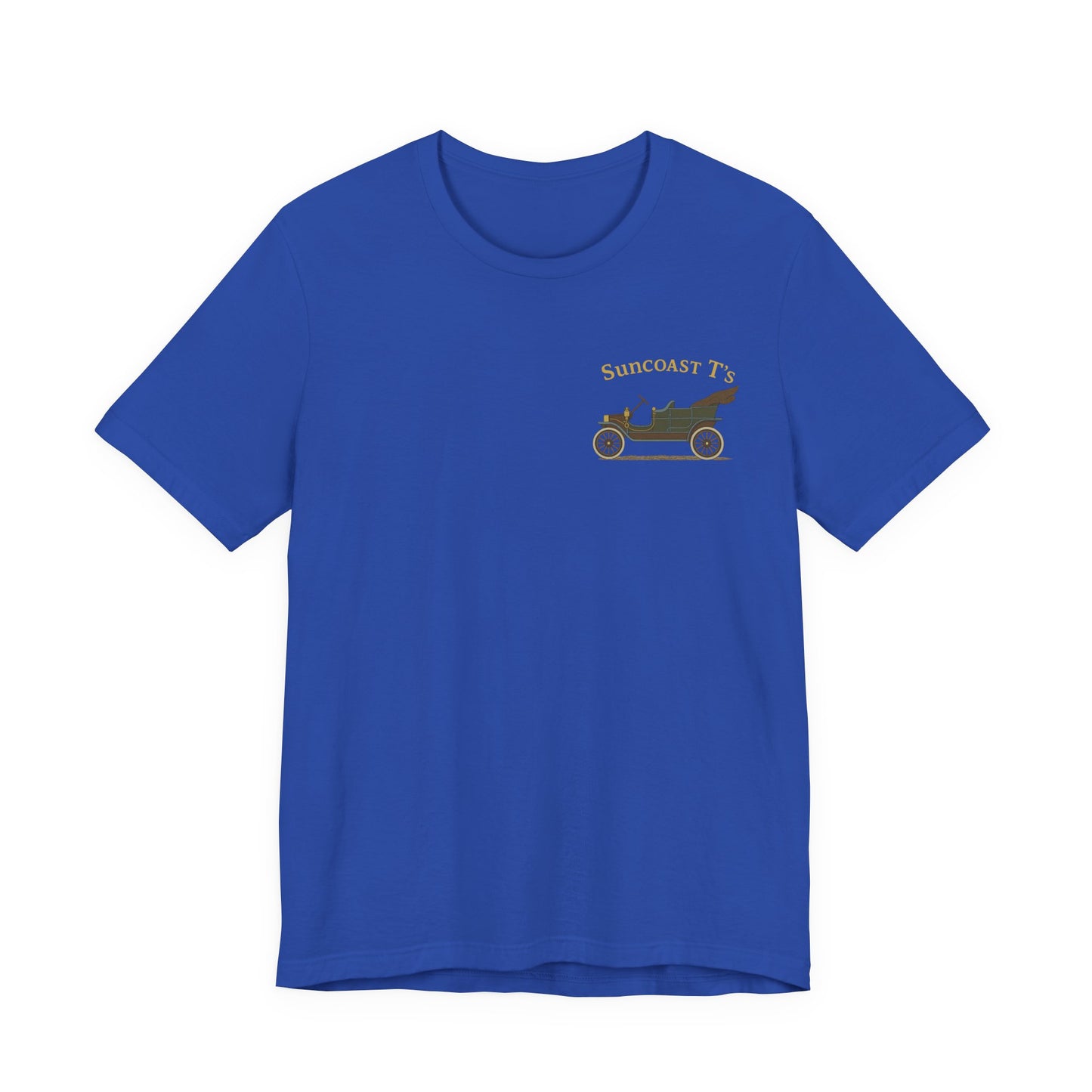 Suncoast T's (small logo) - Unisex Jersey Short Sleeve Tee
