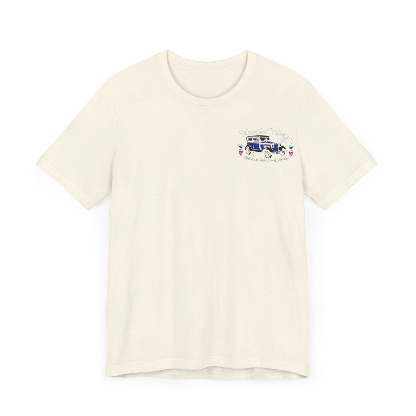 Temecula Valley A's (front and back print) Unisex Jersey Short Sleeve Tee