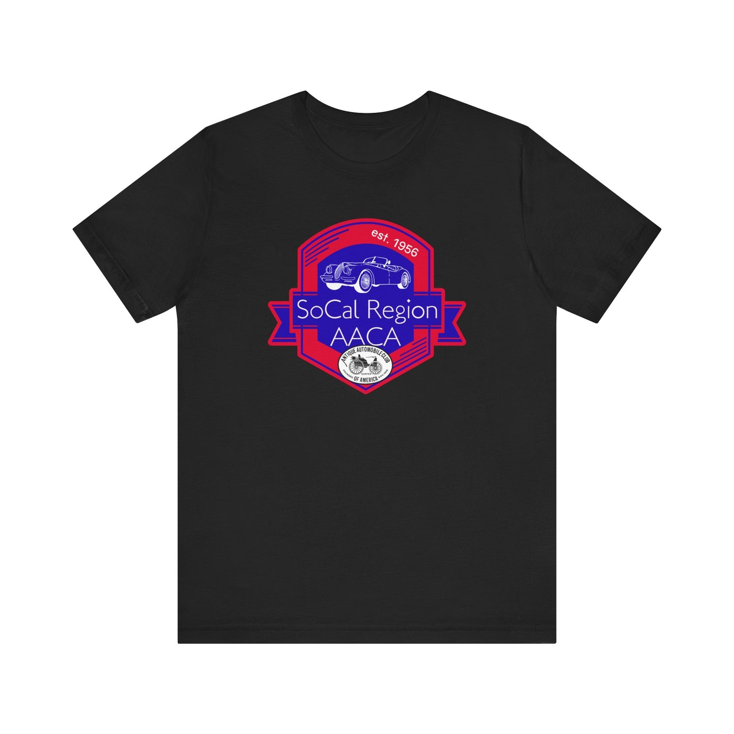 SoCal Region AACA Vintage Car Tee - Unisex Short Sleeve T-Shirt