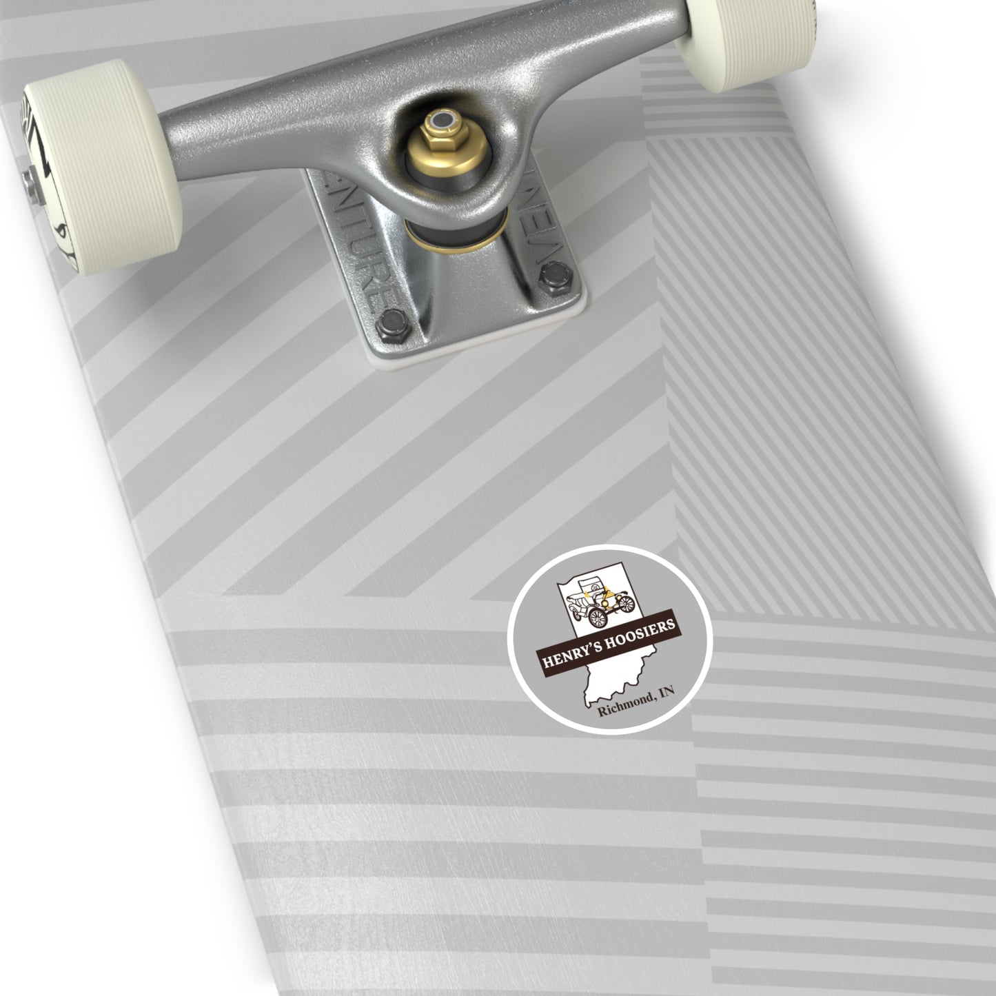 Henry's Hoosiers Round Stickers, Indoor\Outdoor