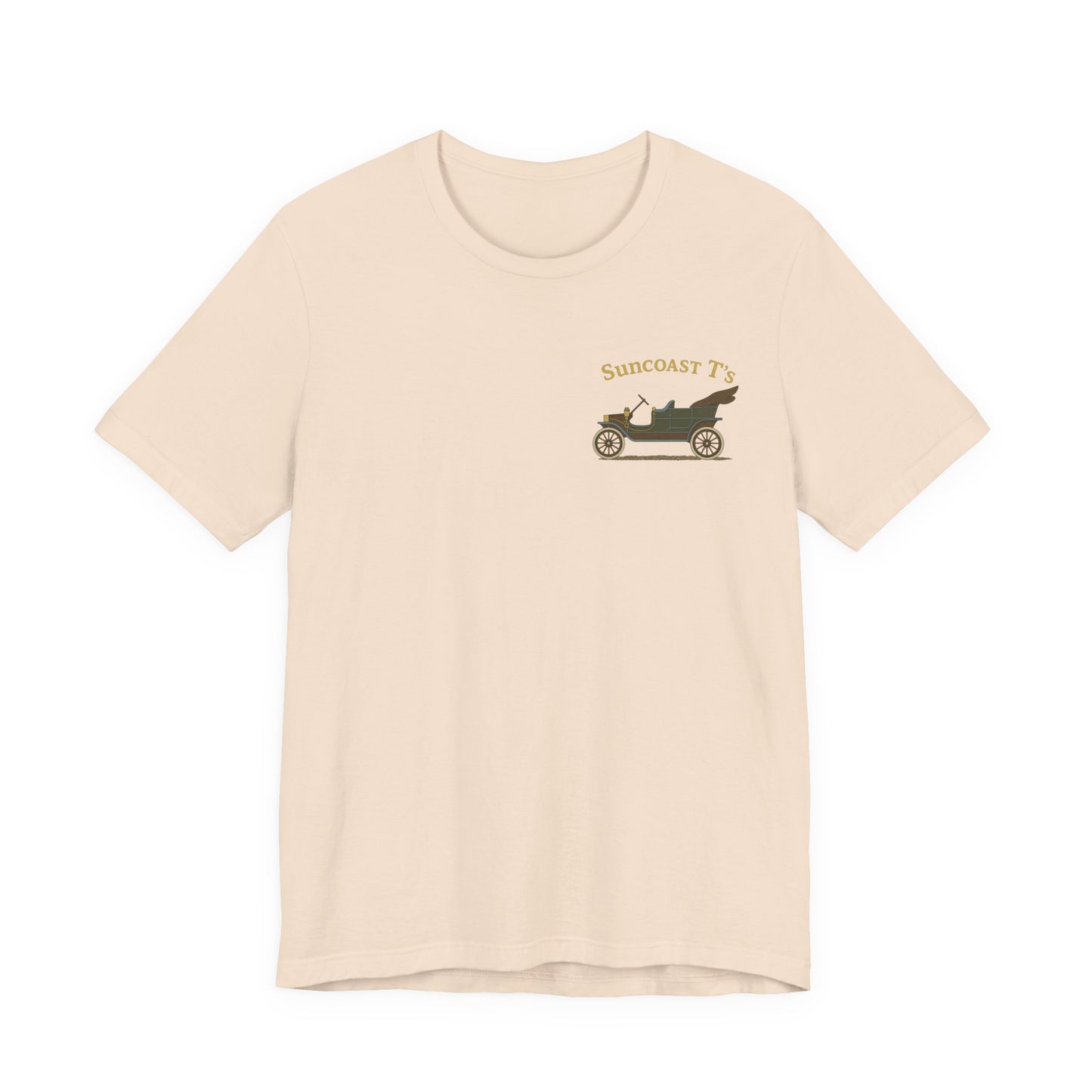 Suncoast T's (small logo) - Unisex Jersey Short Sleeve Tee