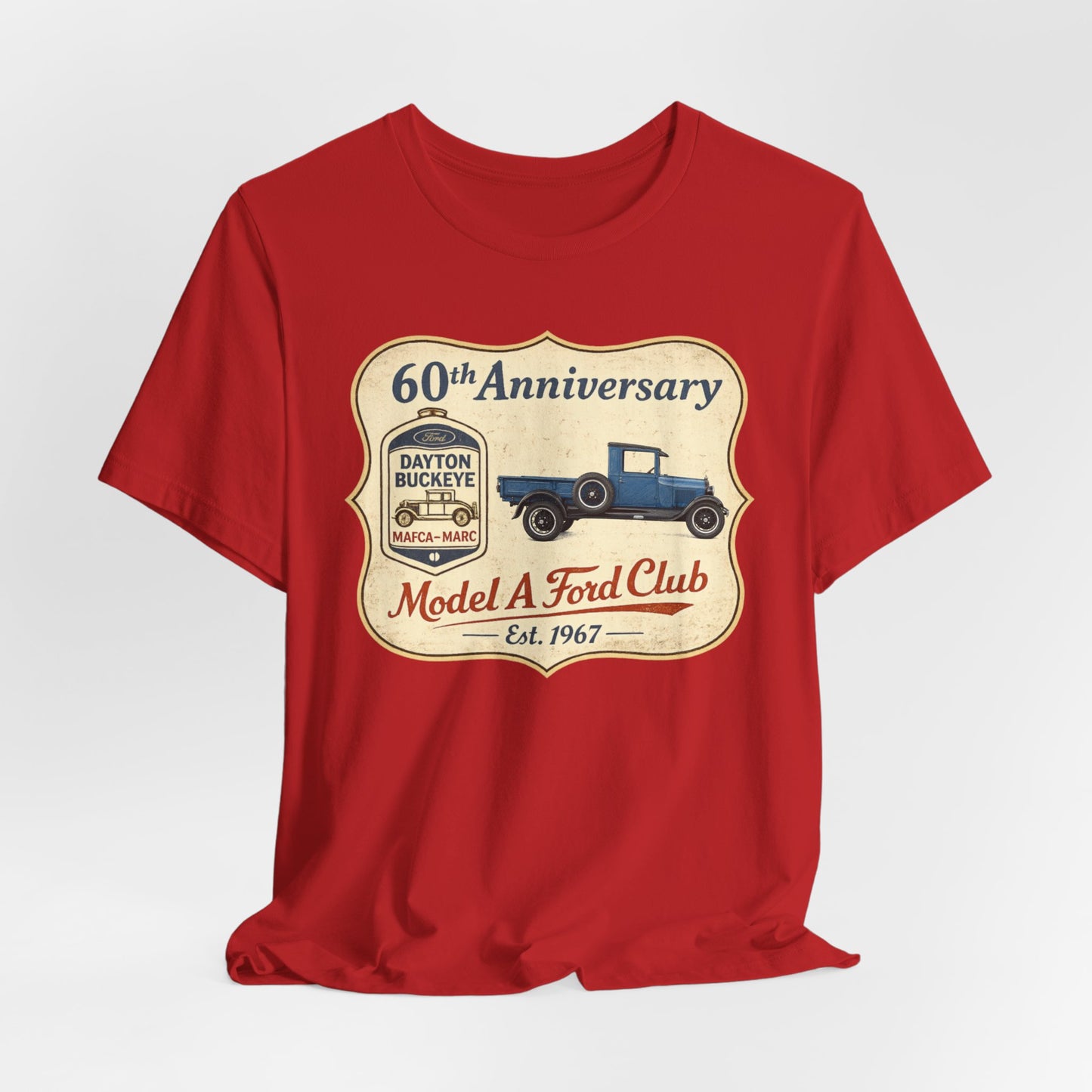 Dayton Buckeye Model A Ford Club 60th Anniversary Tee (RBS)