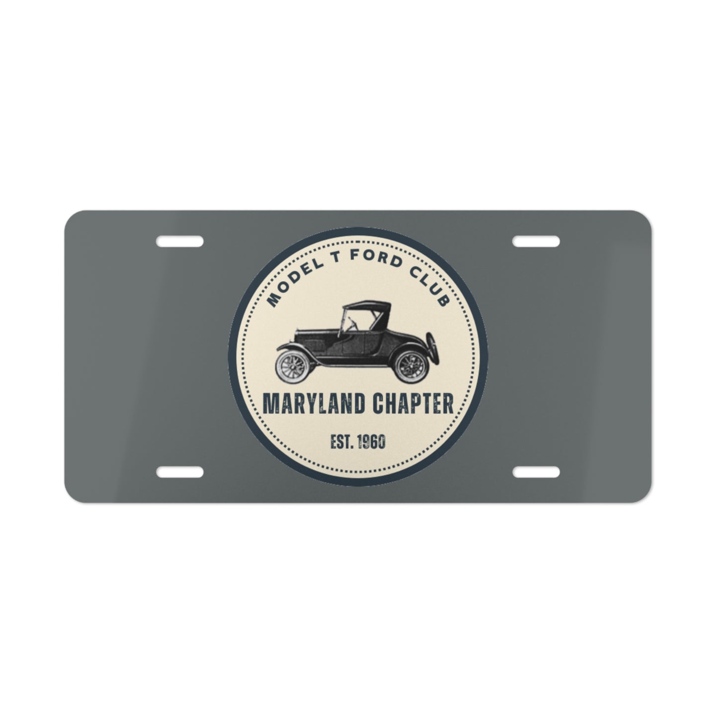 Maryland Chapter Model T Ford Club Vanity Plate