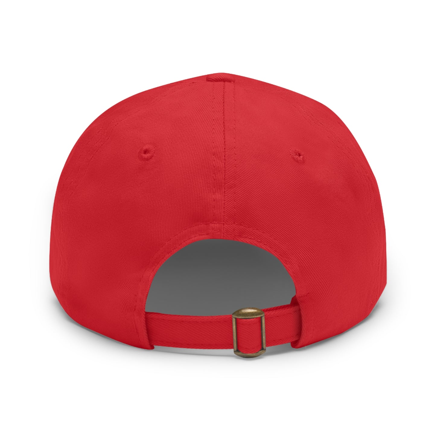 Henry's Hoosiers Dad Hat with Leather Patch (Round)