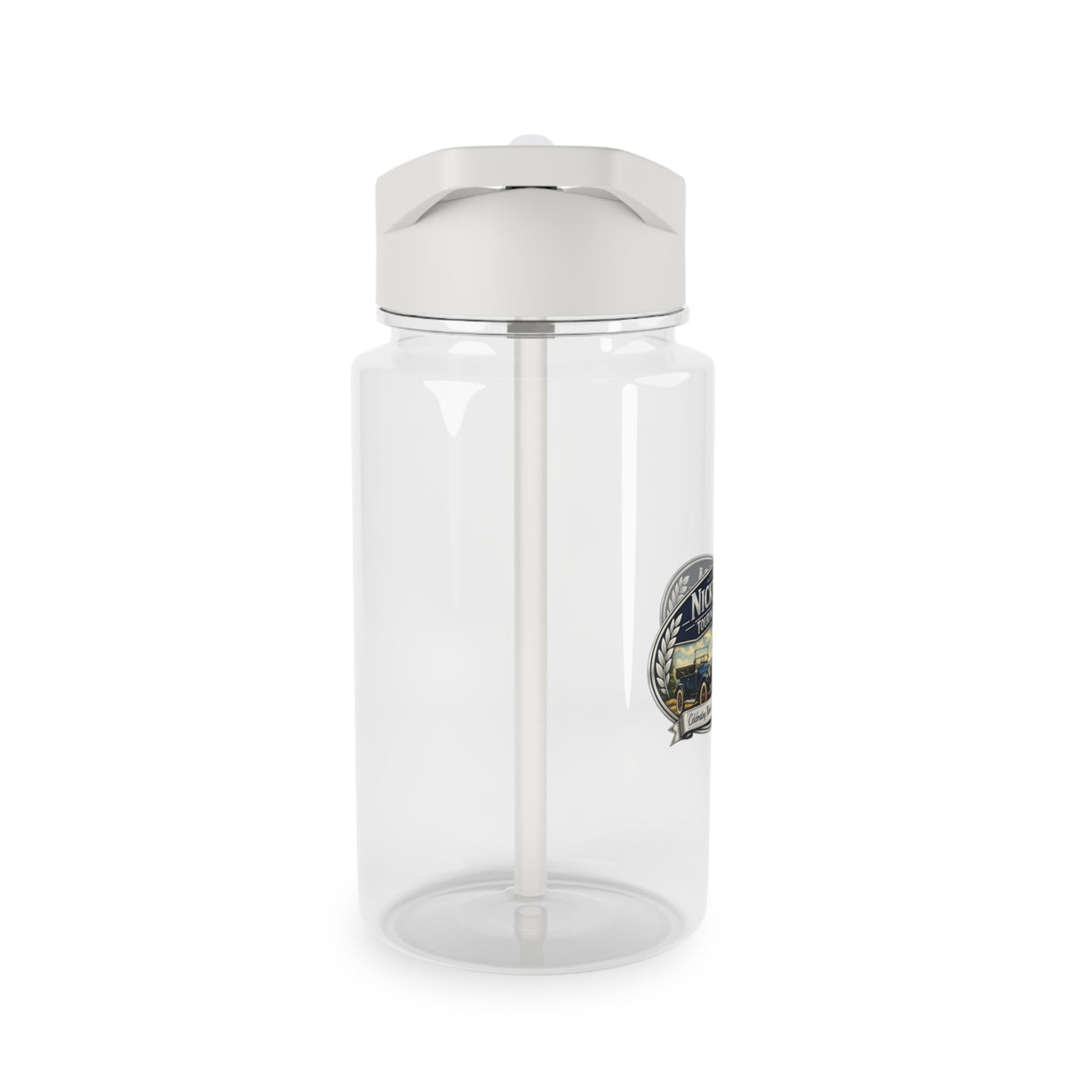 Nickel Era Touring Registry Tritan Water Bottle – Classic Car Club Design