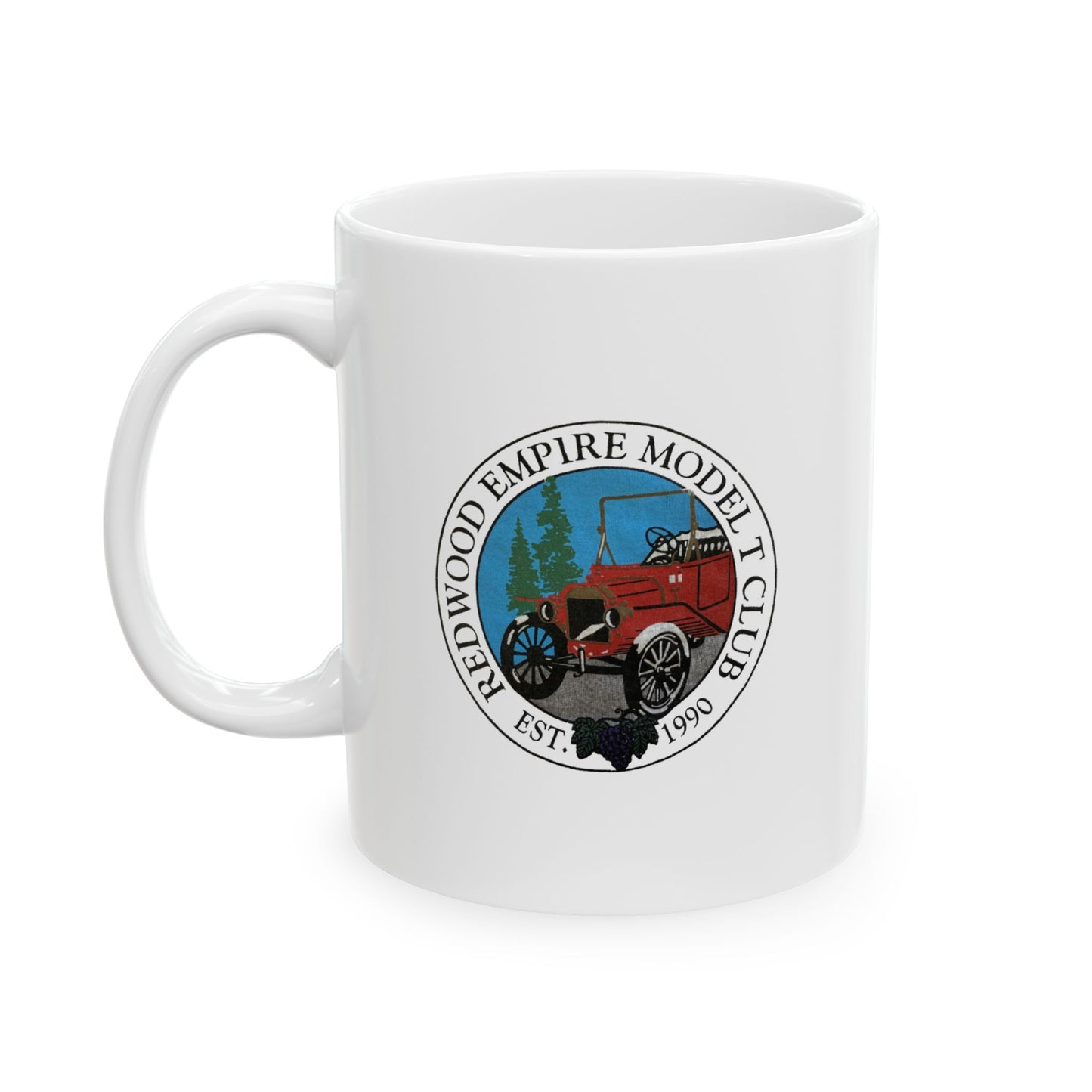 Redwood Empire Model T Club Ceramic Coffee Mug - Perfect for Daily Motivation