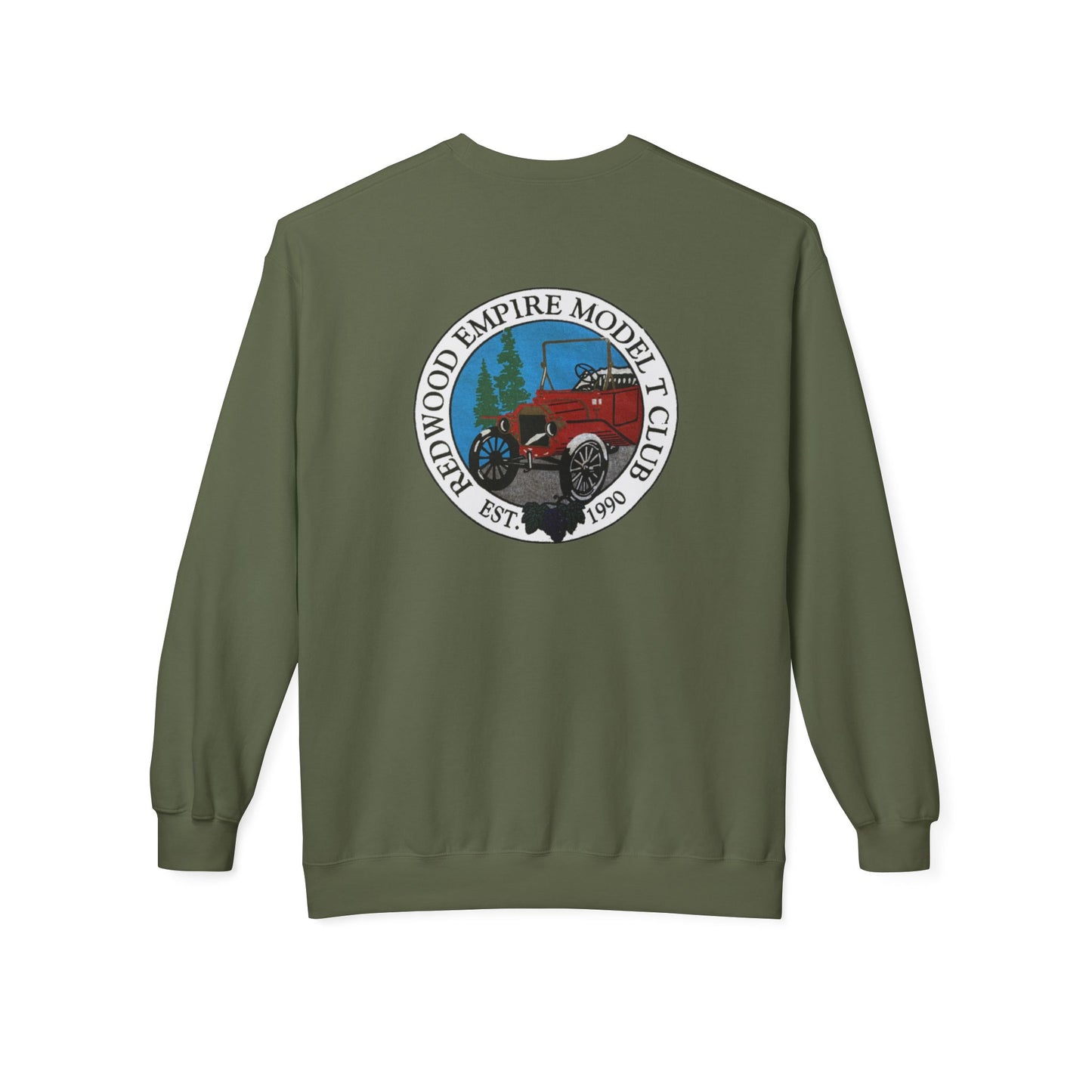 Redwood Empire Model T Club Sweatshirt - Softstyle Crewneck for Classic Car Enthusiasts