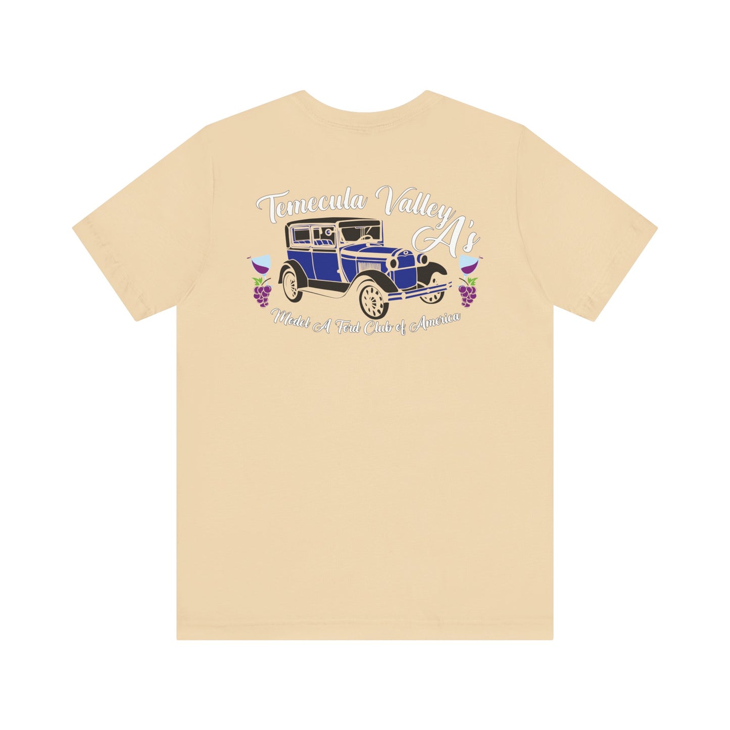 Temecula Valley A's (front and back print) Unisex Jersey Short Sleeve Tee