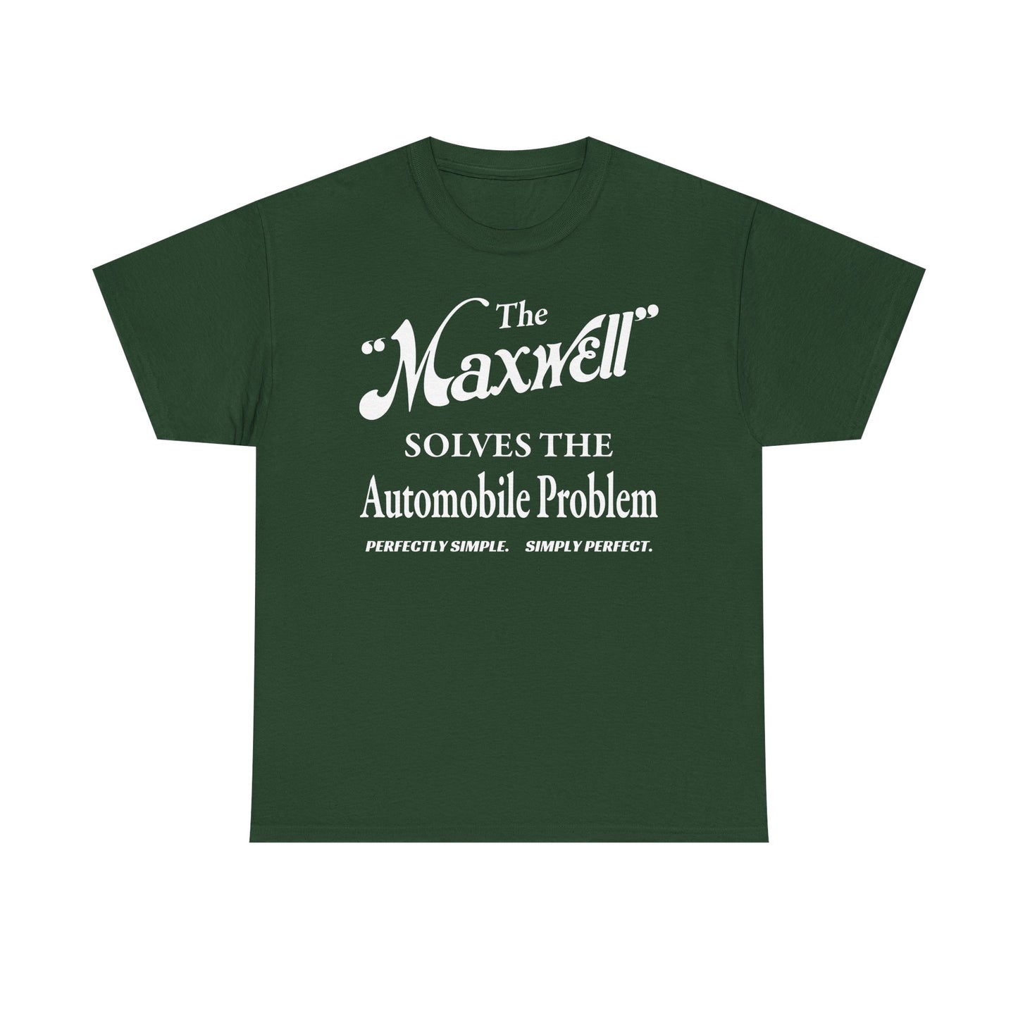 Maxwell Briscoe Motor Club - T-Shirt, Heavy Unisex Cotton Graphic Shirt, Gift for Car Enthusiasts, Perfect for Everyday Wear