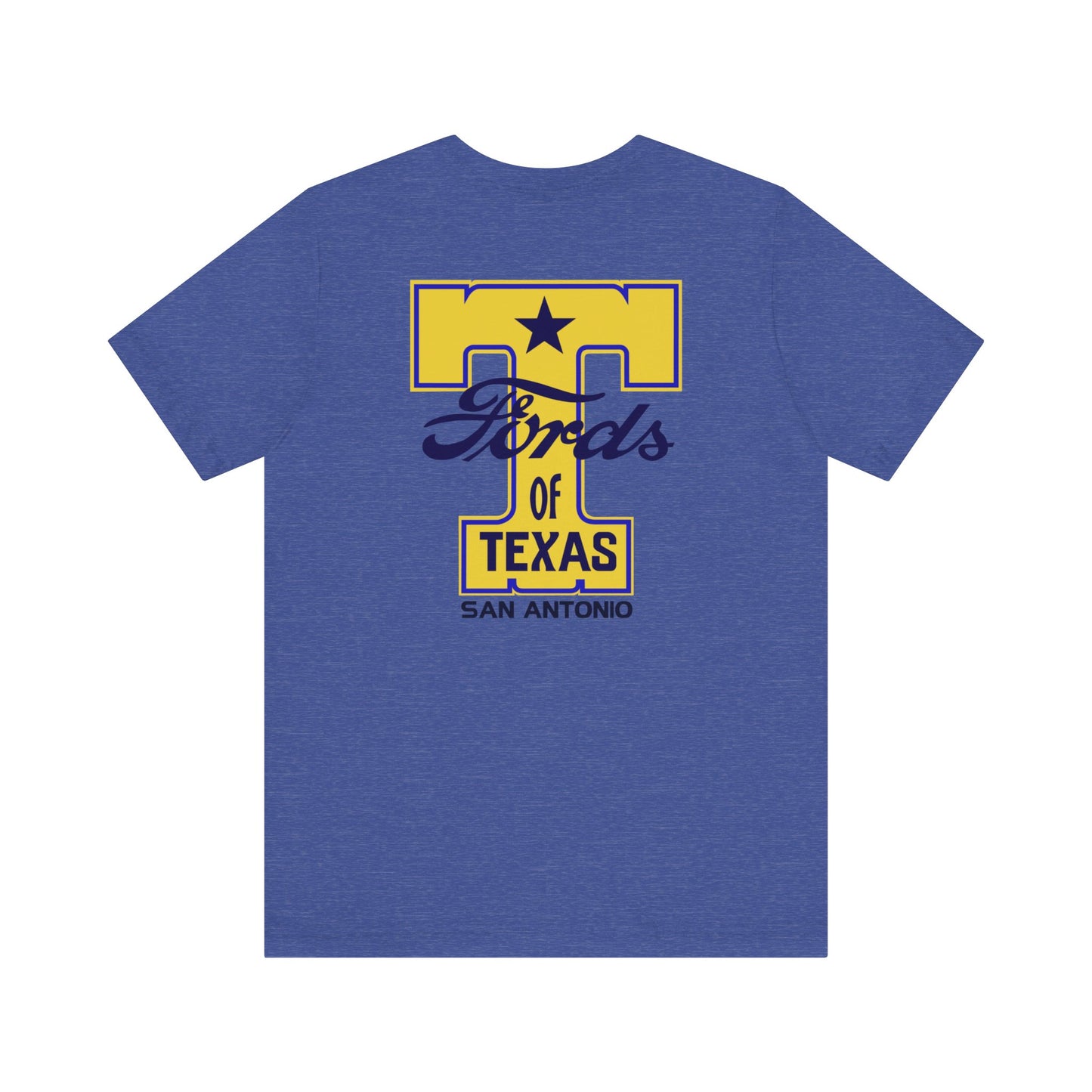 T Fords of Texas (front and back print) Unisex Jersey Short Sleeve Tee
