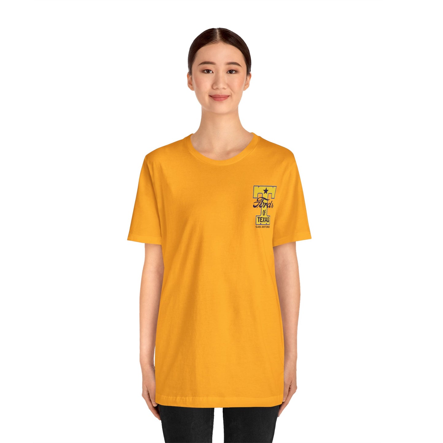 T Fords of Texas (front and back print) Unisex Jersey Short Sleeve Tee