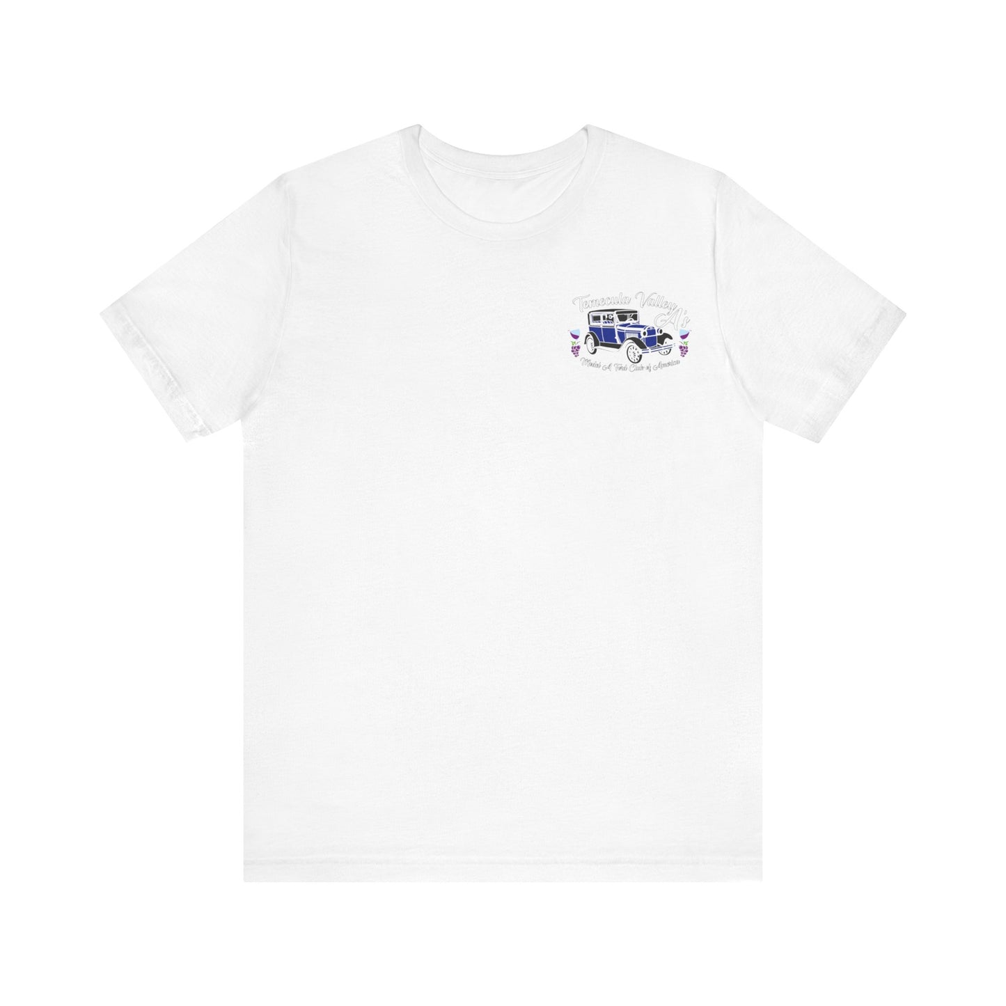Temecula Valley A's (front and back print) Unisex Jersey Short Sleeve Tee
