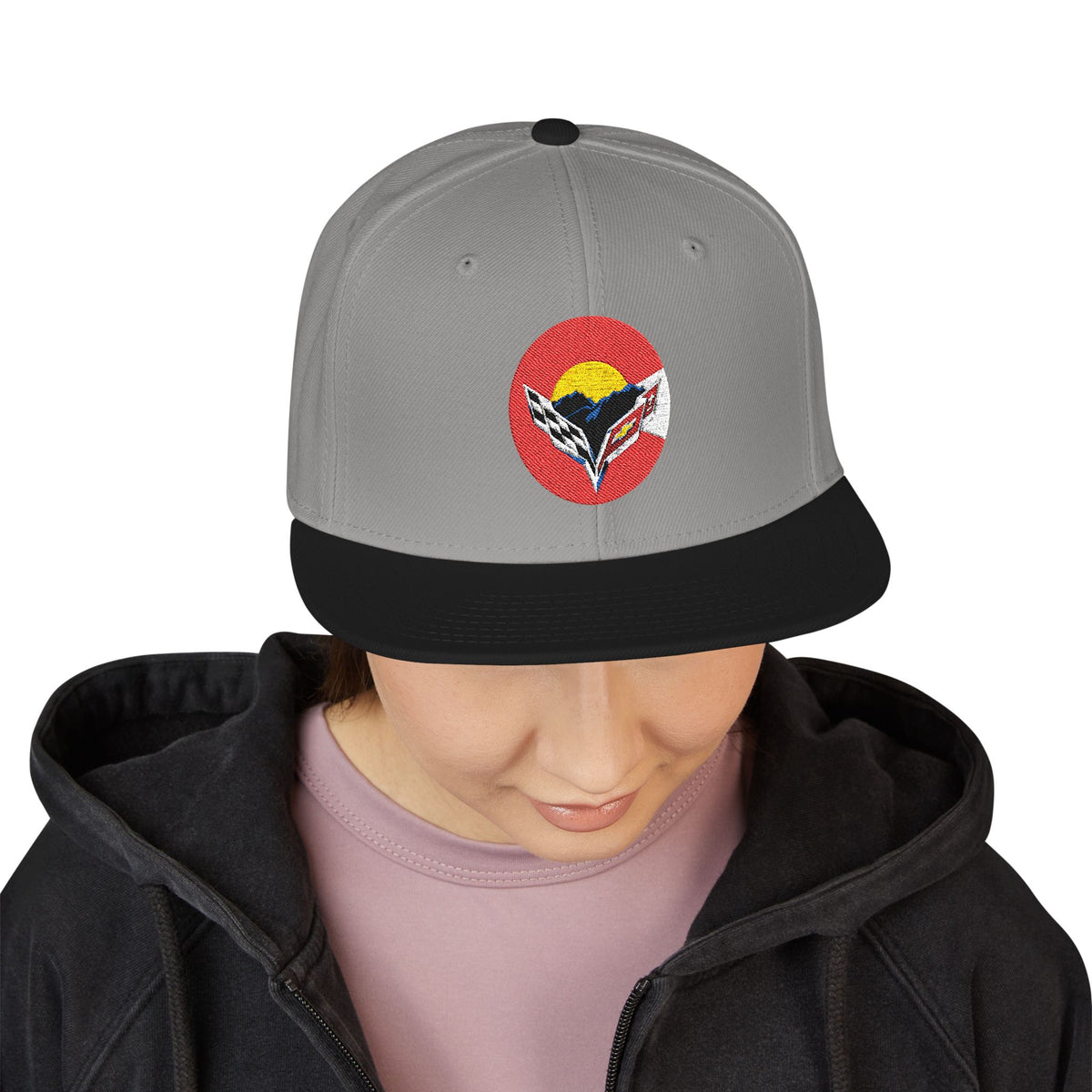 Central Colorado Corvette Club - Embroidered Snapback Hat