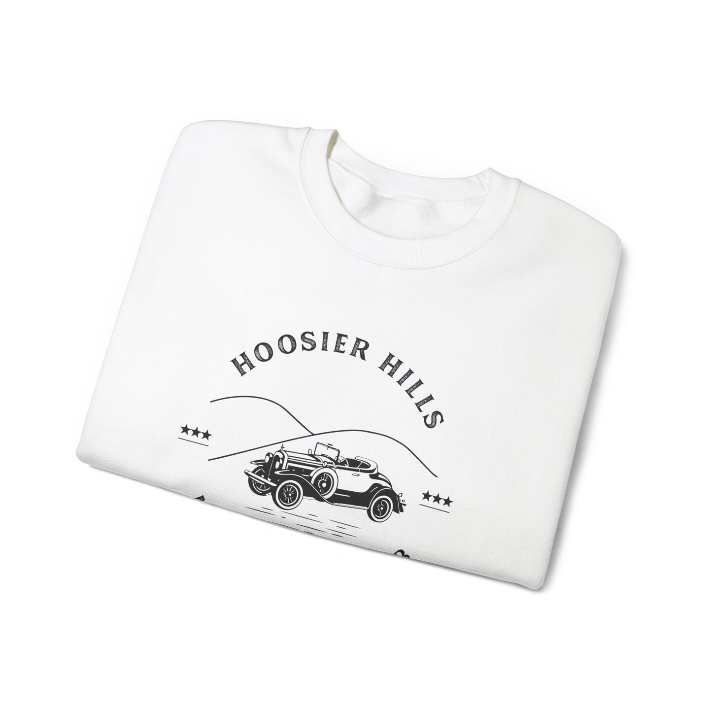 Hoosier Hills Model A Ford Club Unisex Heavy Blend™ Crewneck Sweatshirt