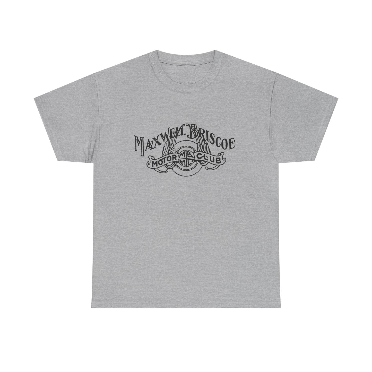Maxwell Briscoe Motor Club - Classic Unisex Heavy Cotton Shirt, Perfect for Auto Enthusiasts, Casual Wear, Great Gift for Car Lovers