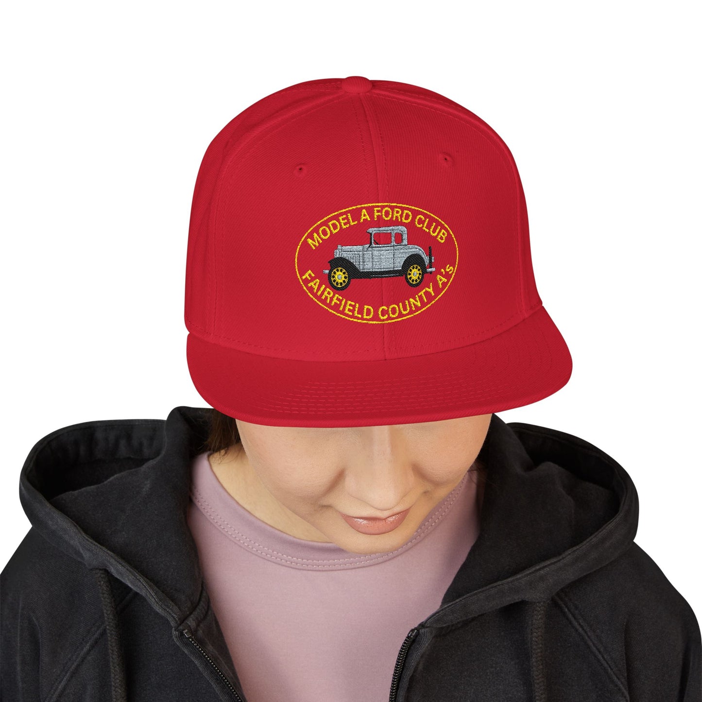 Fairfield County A's — Embroidered Vintage Car Club Patch