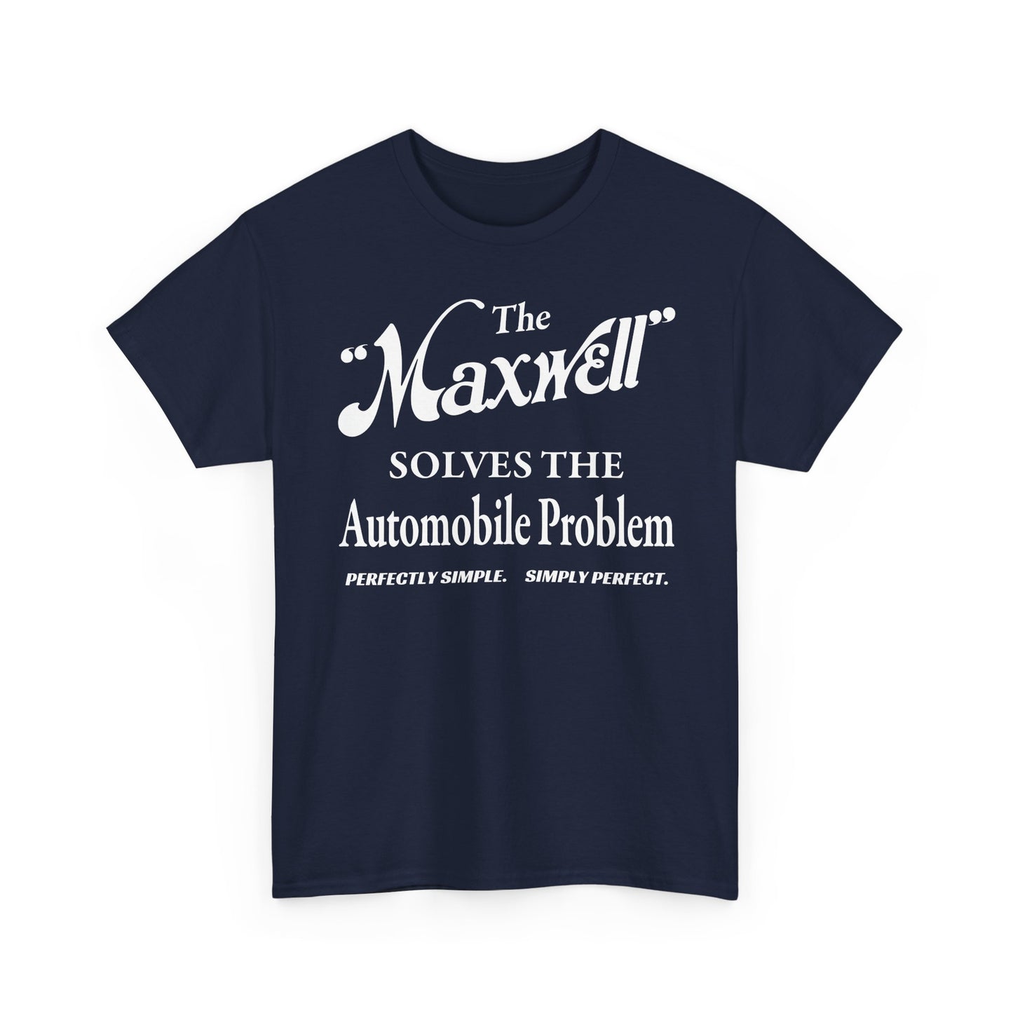 Maxwell Briscoe Motor Club - T-Shirt, Heavy Unisex Cotton Graphic Shirt, Gift for Car Enthusiasts, Perfect for Everyday Wear