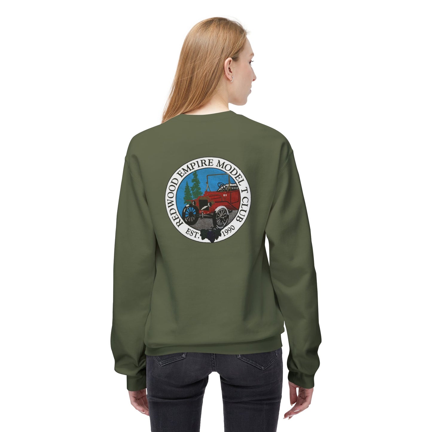 Redwood Empire Model T Club Sweatshirt - Softstyle Crewneck for Classic Car Enthusiasts