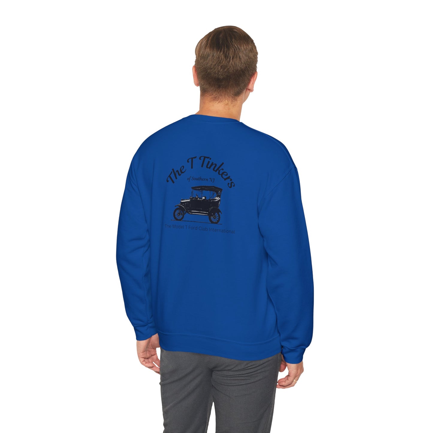 The T Tinkers of Southern NJ (front and back print) Unisex Heavy Blend™ Crewneck Sweatshirt