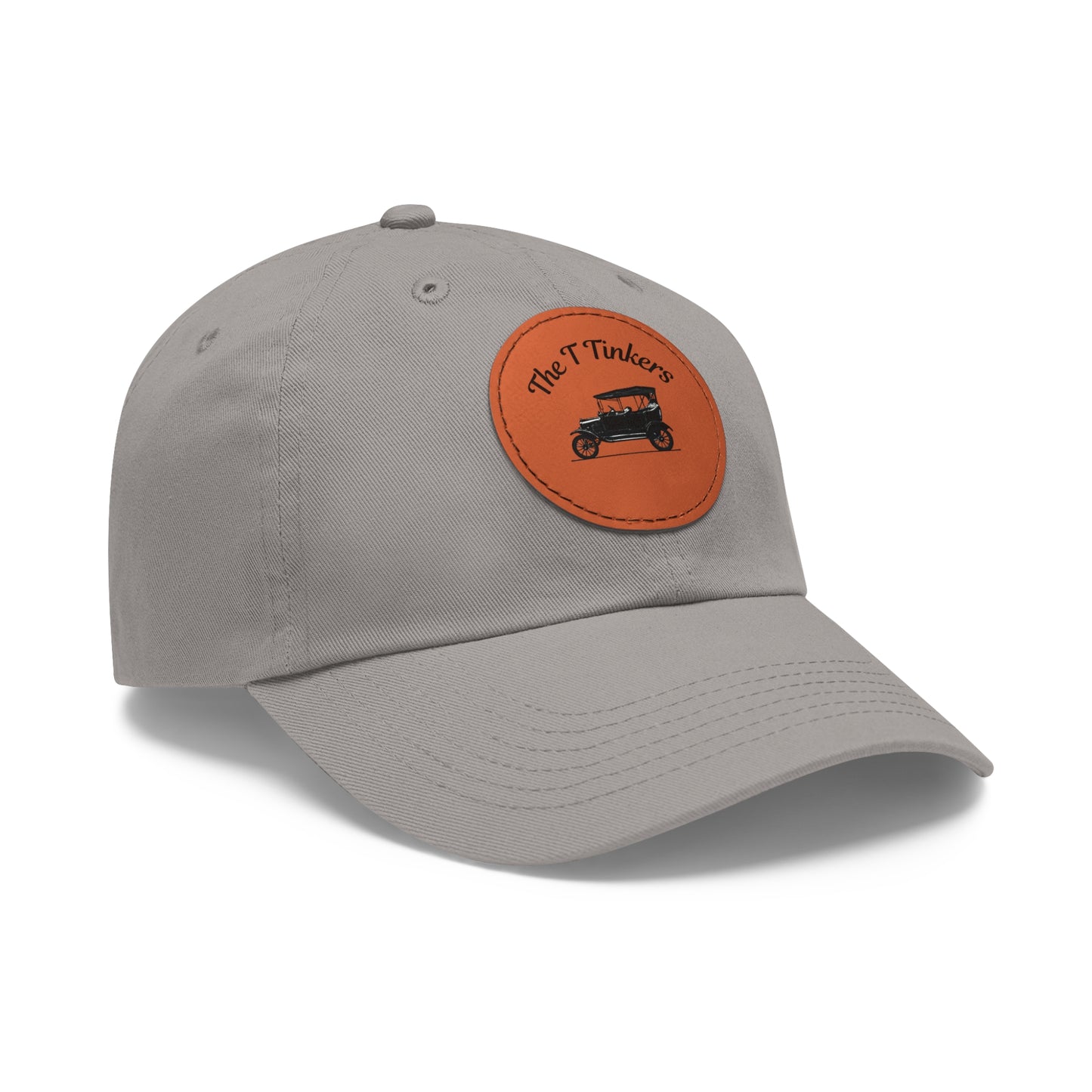 The T Tinkers of Southern NJ - Dad Hat with Leather Patch (Round)