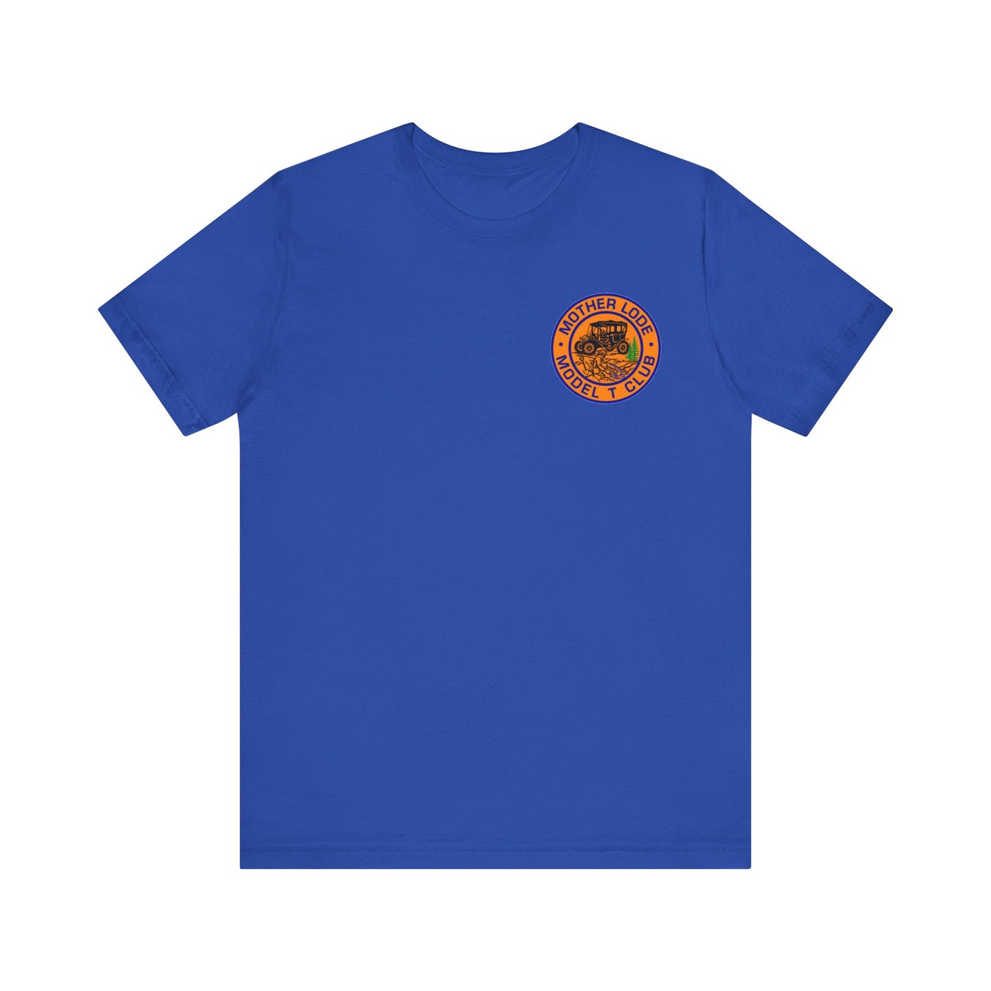 Mother Lode Model T Club (front and back print) Unisex Jersey Short Sleeve Tee