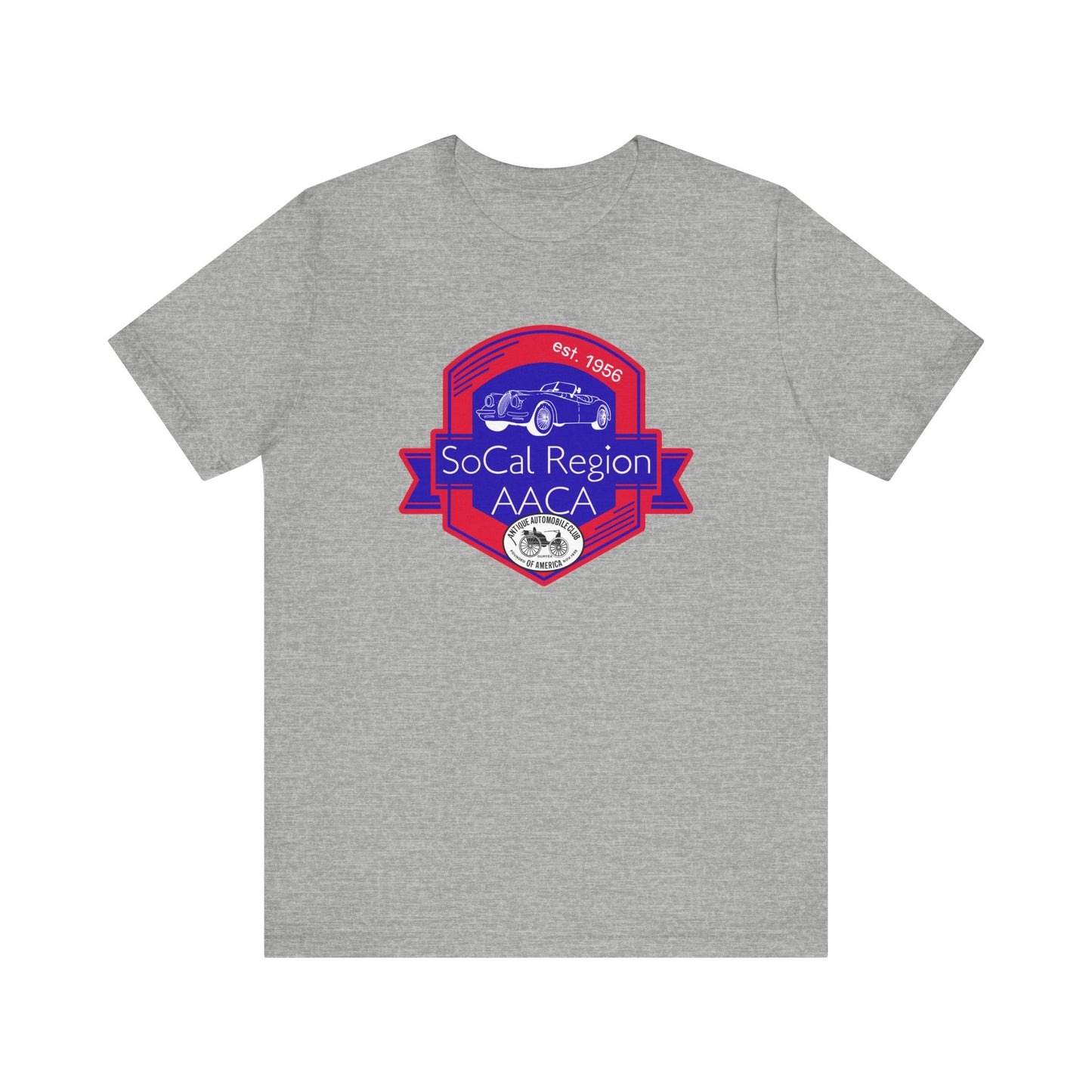 SoCal Region AACA Vintage Car Tee - Unisex Short Sleeve T-Shirt