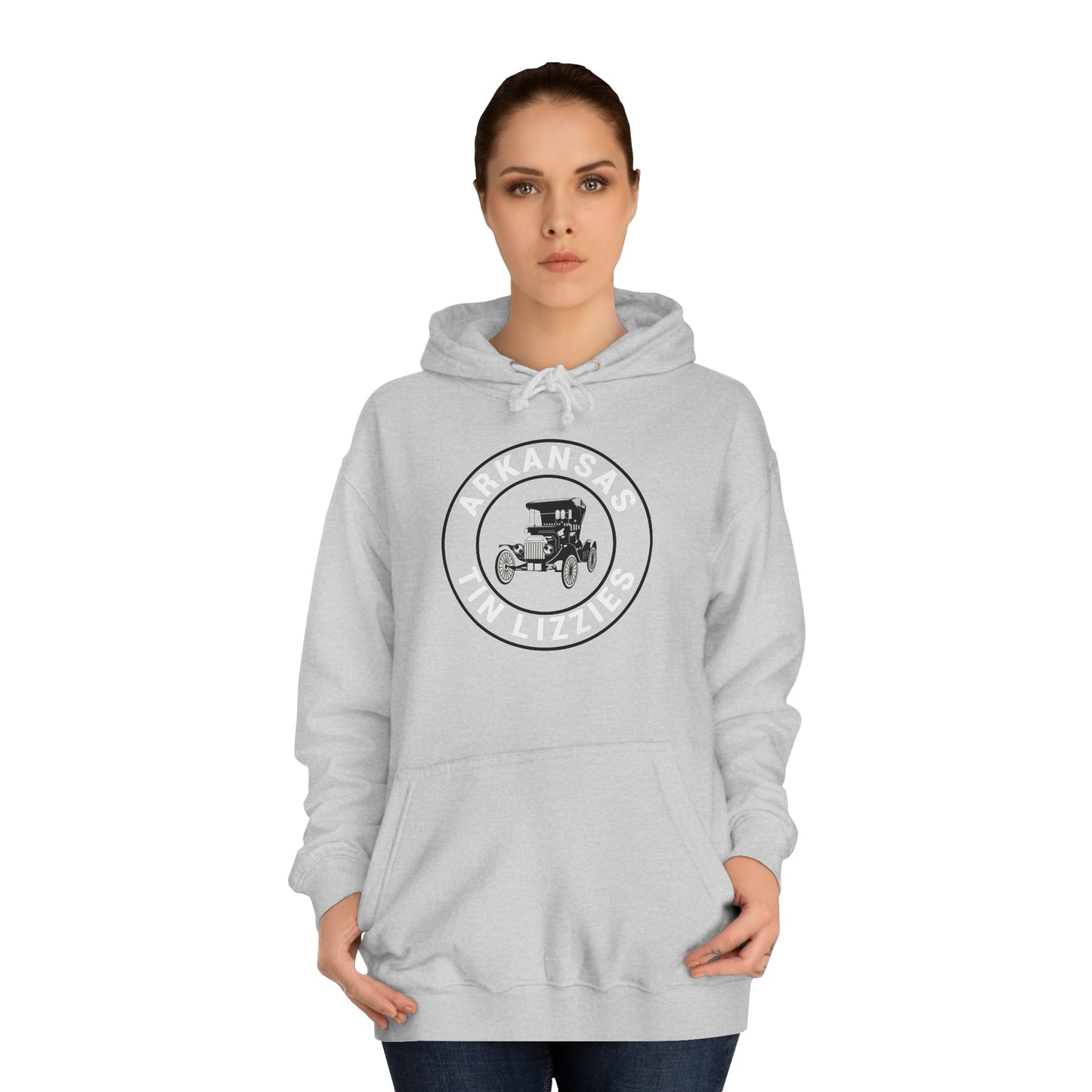 Arkansas Tin Lizzies Unisex College Hoodie