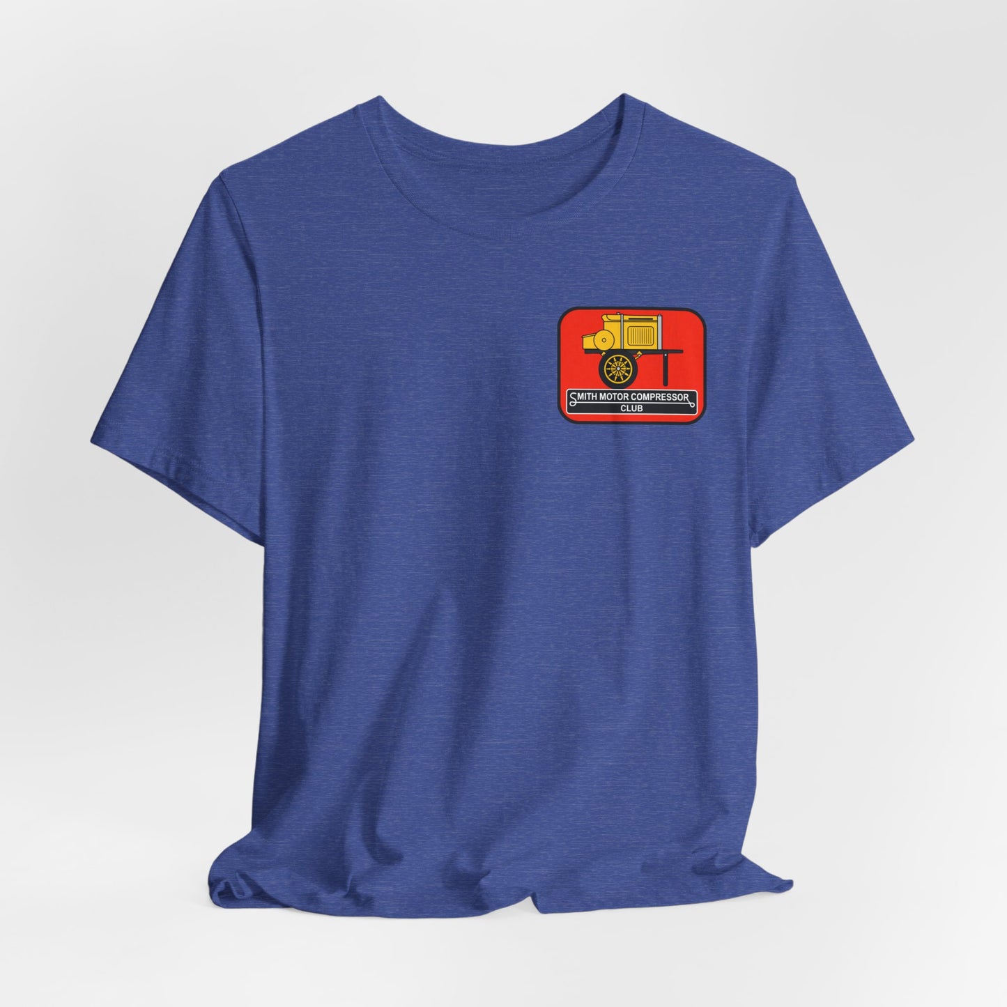 Smith Motor Compressor Club T‑Shirt — Logo on Front and Back