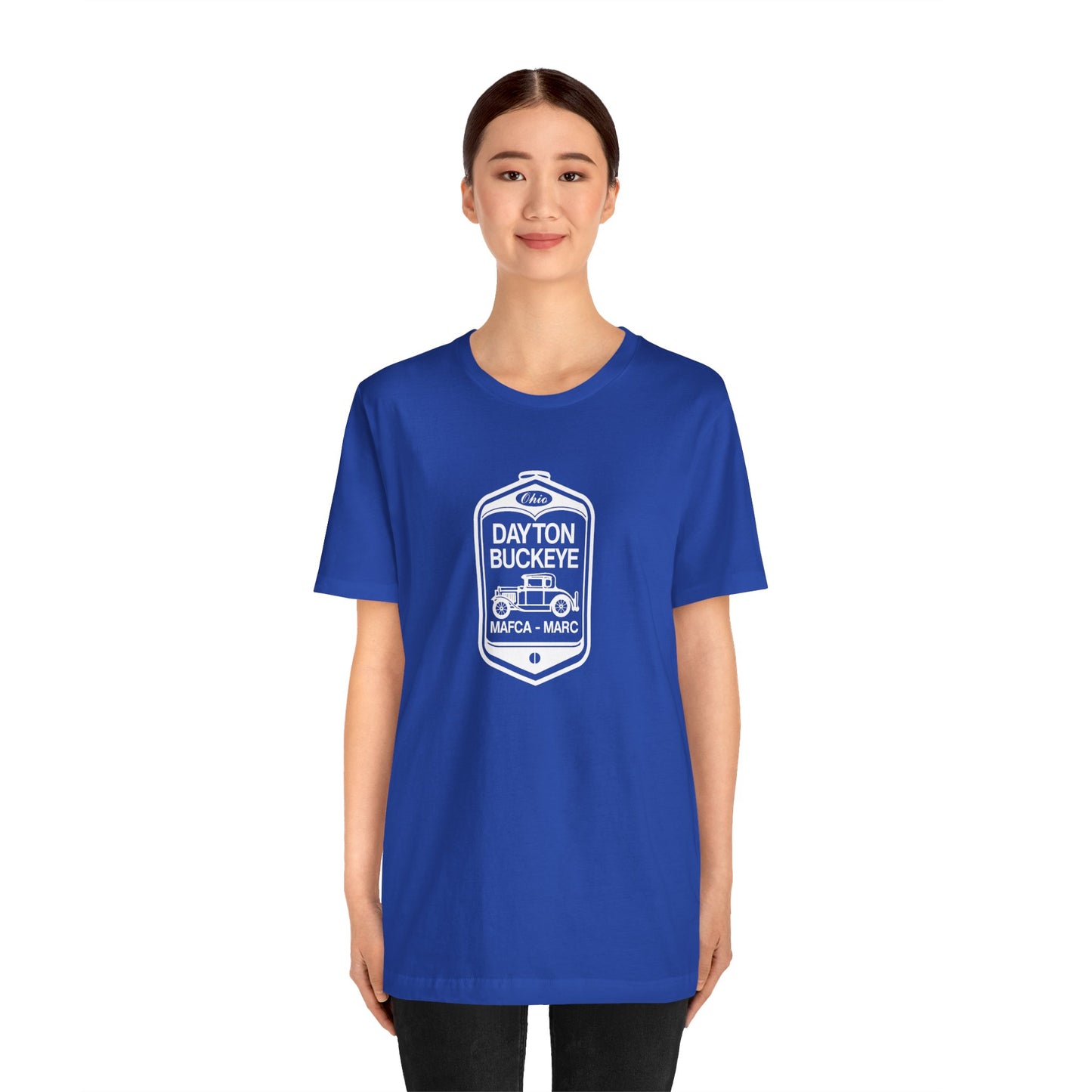 Dayton Buckeye (large front logo) Unisex Jersey Short Sleeve Tee