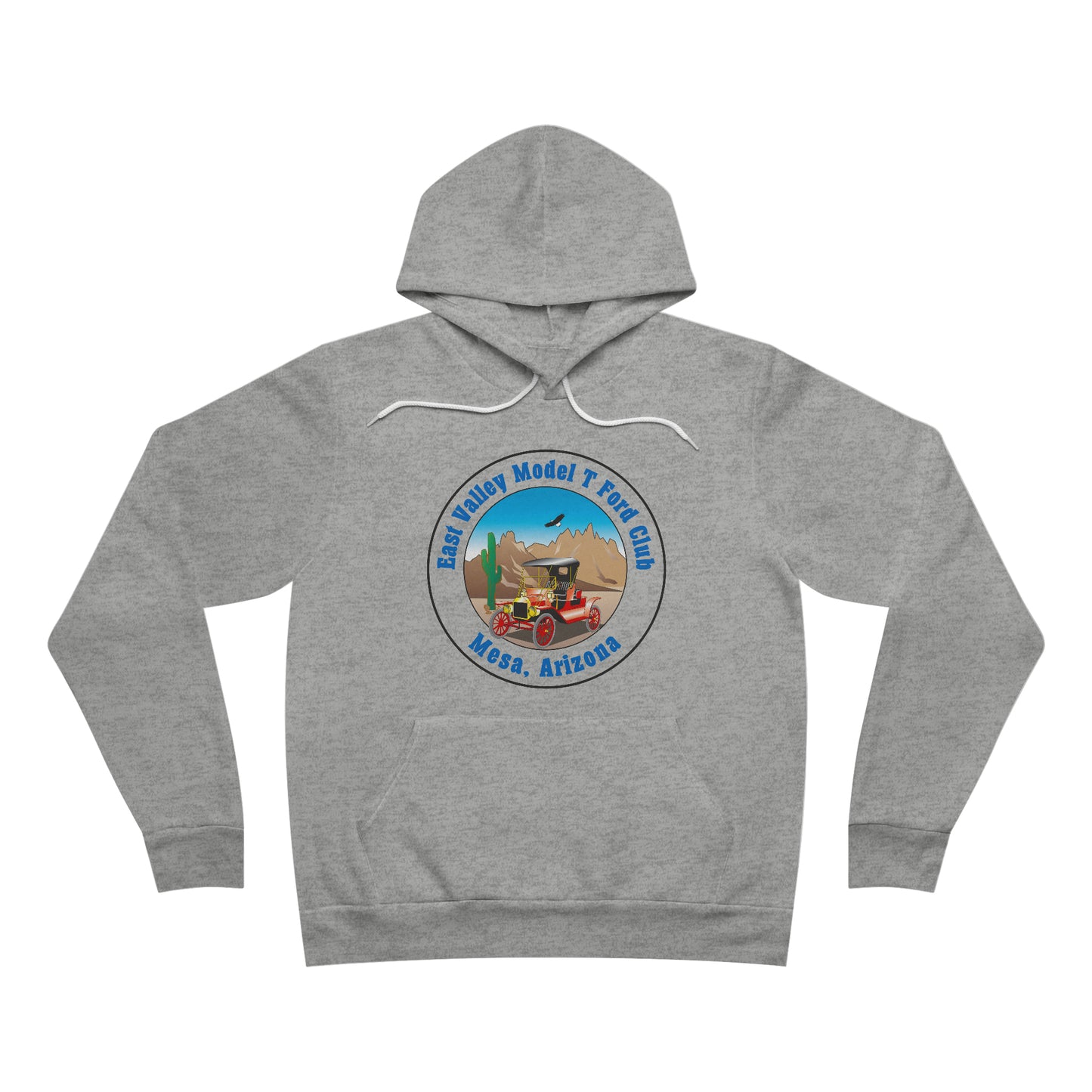 East Valley Model T Ford Club Unisex Sponge Fleece Pullover Hoodie