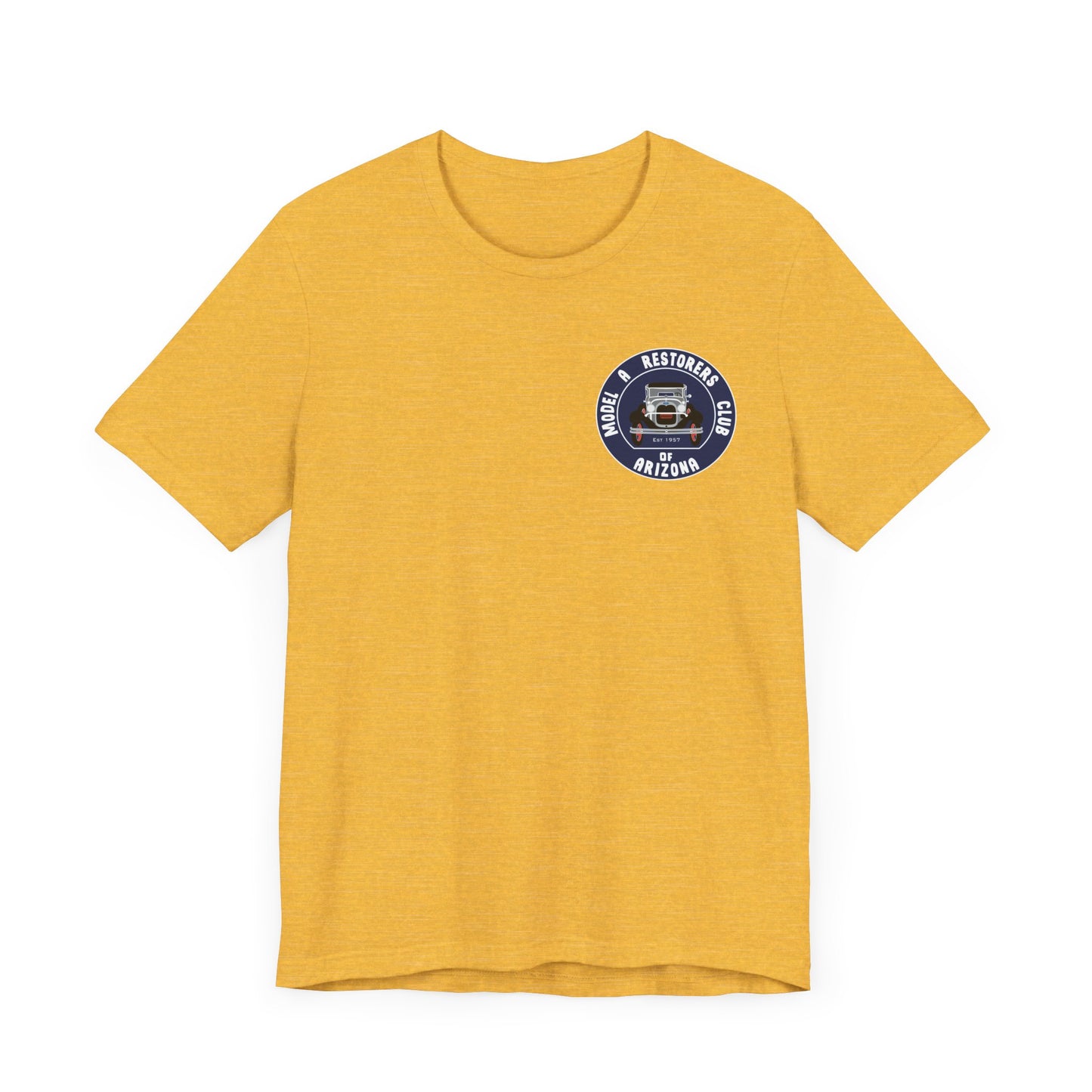 MARC of Arizona (front and back logos) Unisex Jersey Tee - Classic Car Enthusiast Shirt