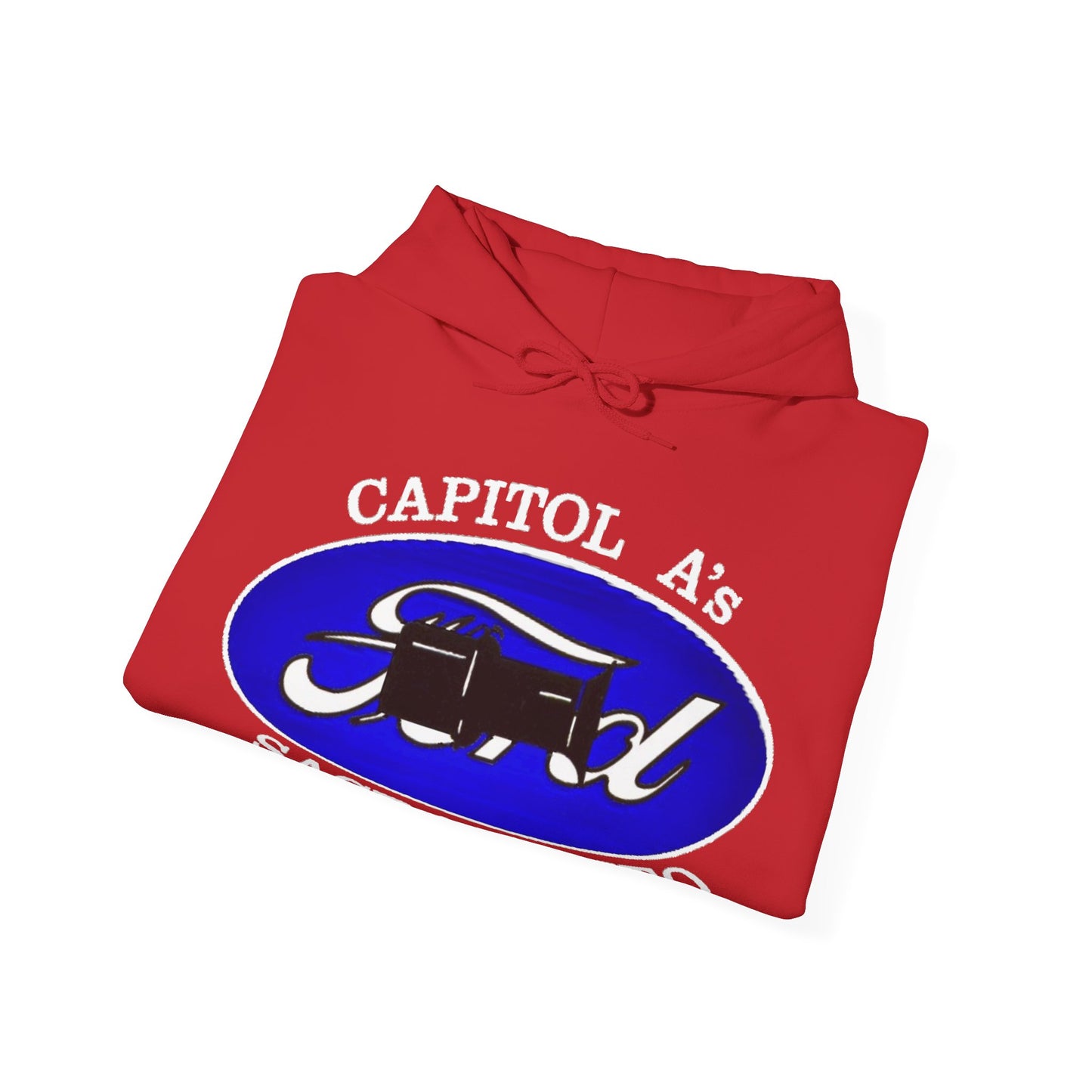 Capitol A's (front print) Unisex Heavy Blend™ Hooded Sweatshirt