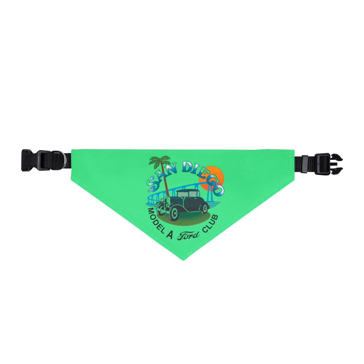 San Diego Model A Ford Club Clip-On Pet Bandana