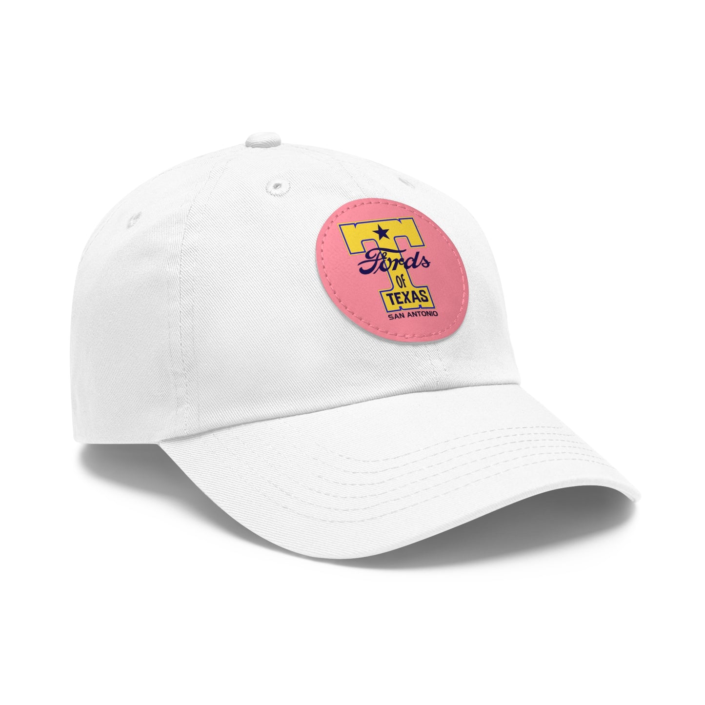 T Fords of Texas Dad Hat with Leather Patch (Round)