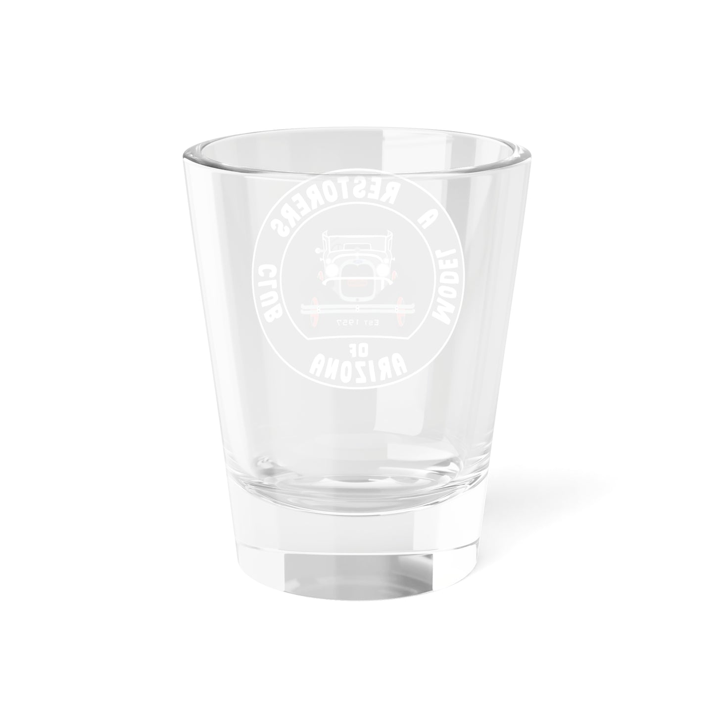 MARC of Arizona Shot Glass – Classic Car Enthusiast Drinkware