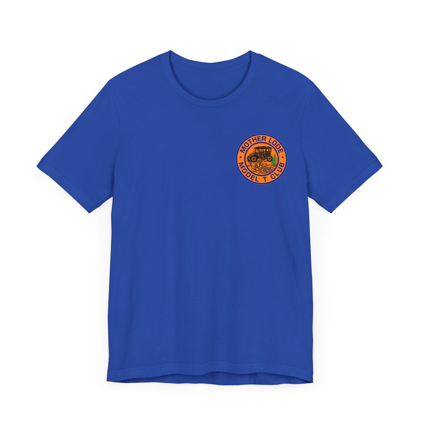 Mother Lode Model T Club (front and back print) Unisex Jersey Short Sleeve Tee