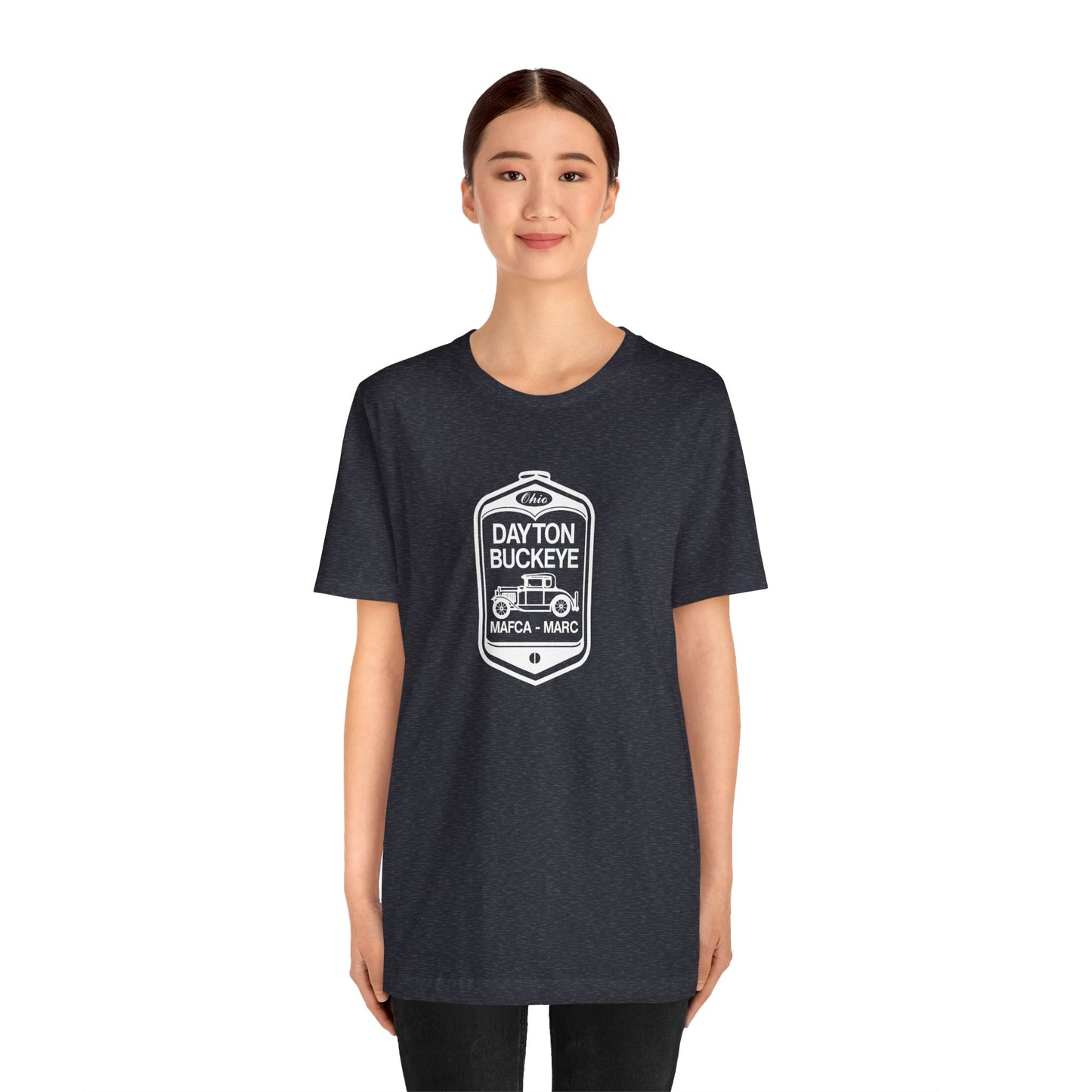 Dayton Buckeye (large front logo) Unisex Jersey Short Sleeve Tee