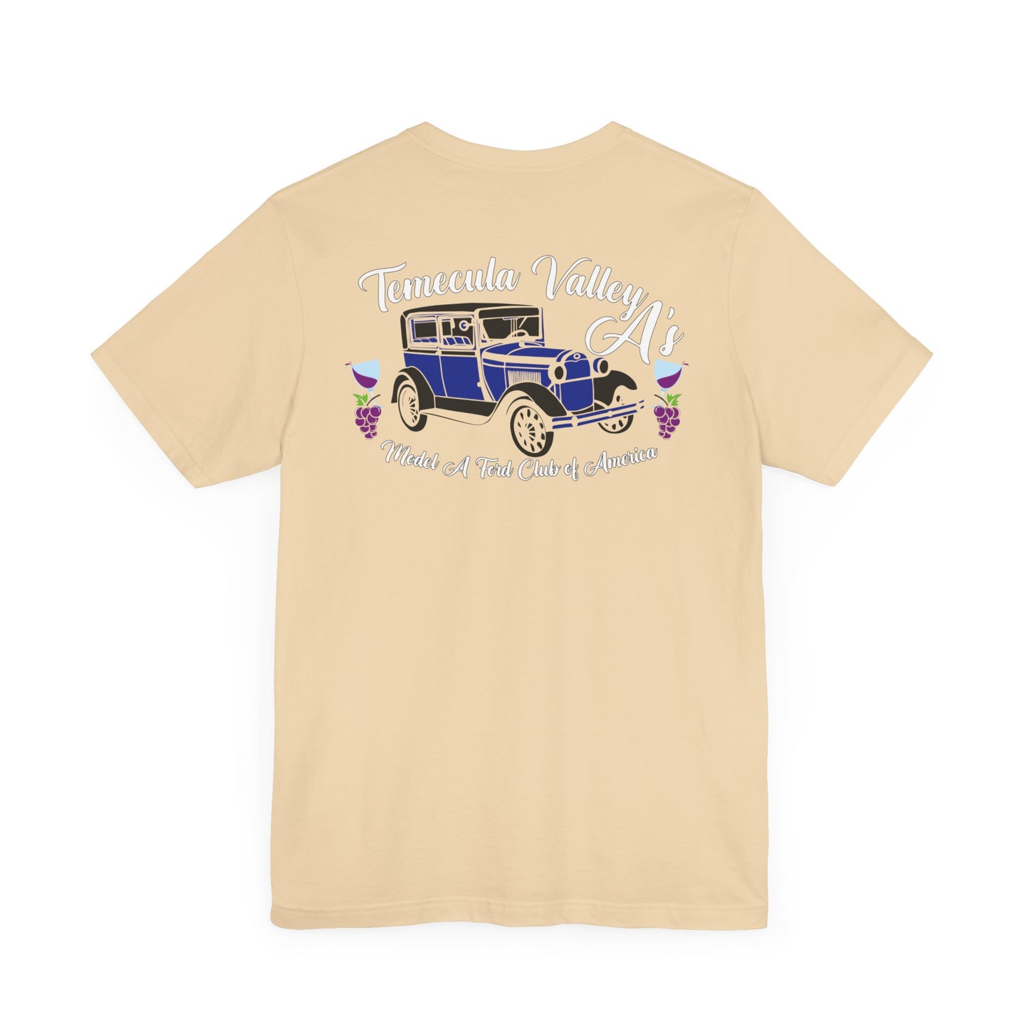 Temecula Valley A's (front and back print) Unisex Jersey Short Sleeve Tee