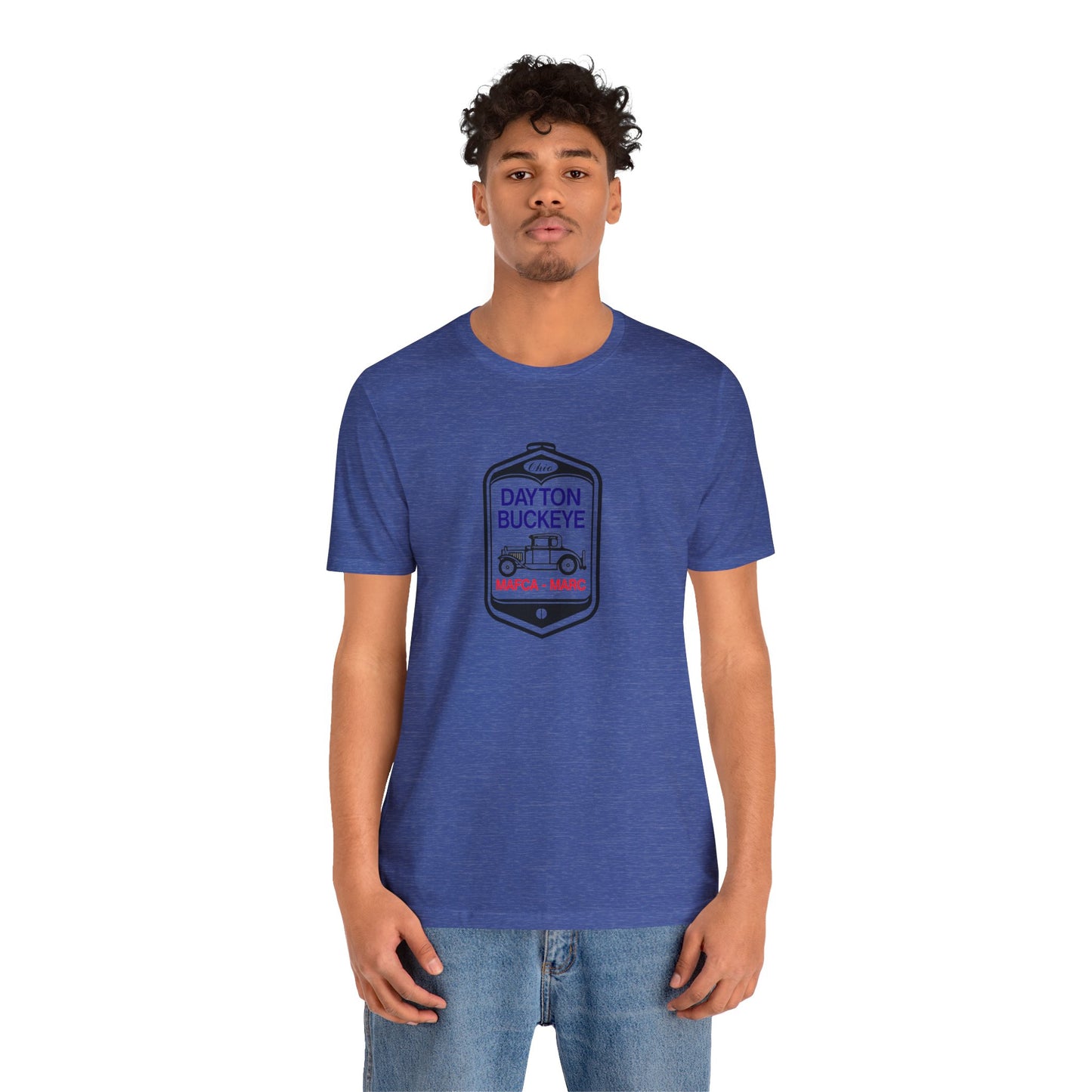 Dayton Buckeye (large front logo) Unisex Jersey Short Sleeve Tee