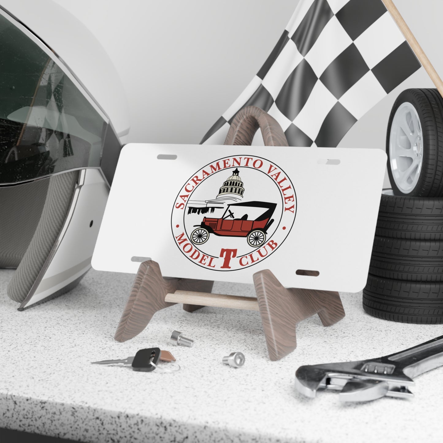 Sacramento Valley Model T Club Vanity Plate