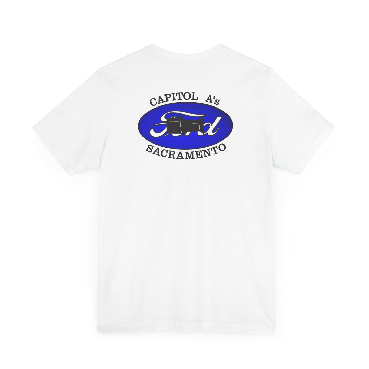 Capitol A's (front and back print) Unisex Jersey Short Sleeve Tee