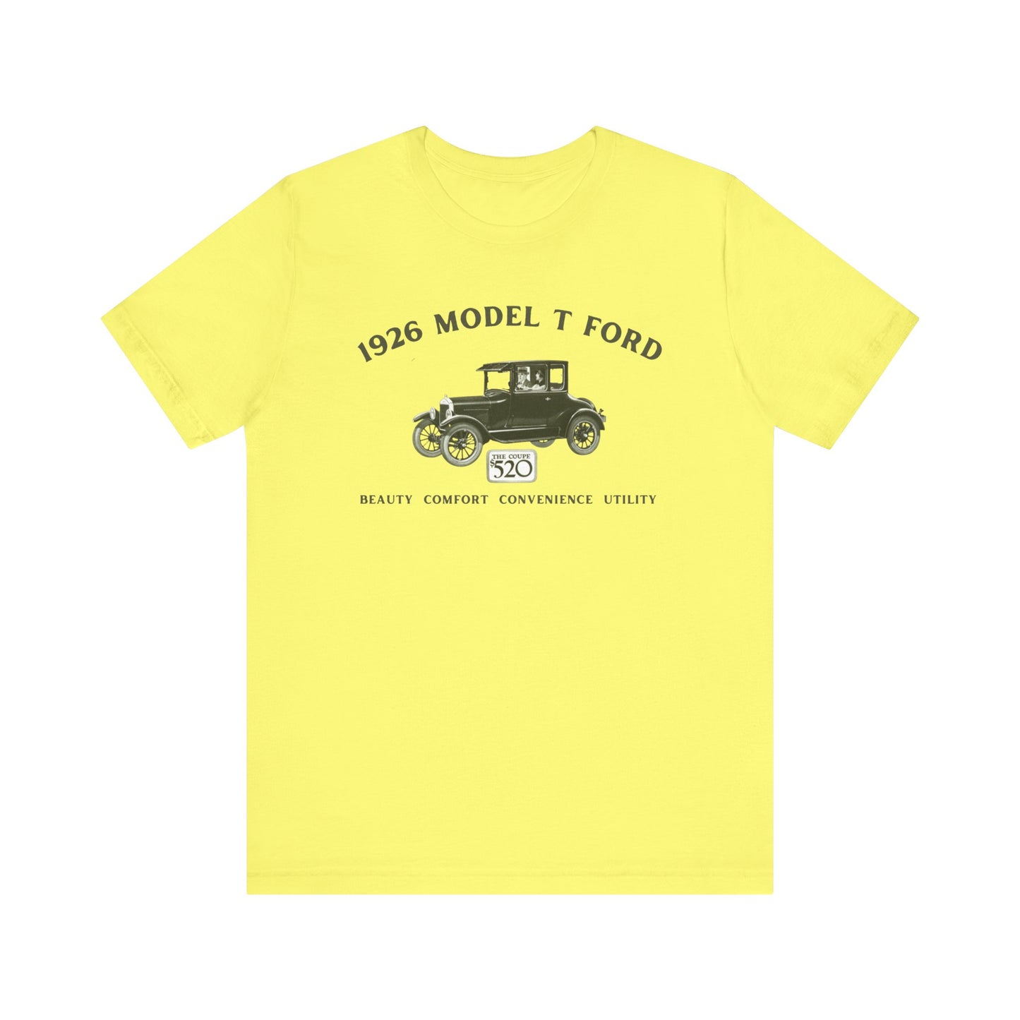 1926 Model T Ford Coupe - Classic Car Enthusiast Shirt