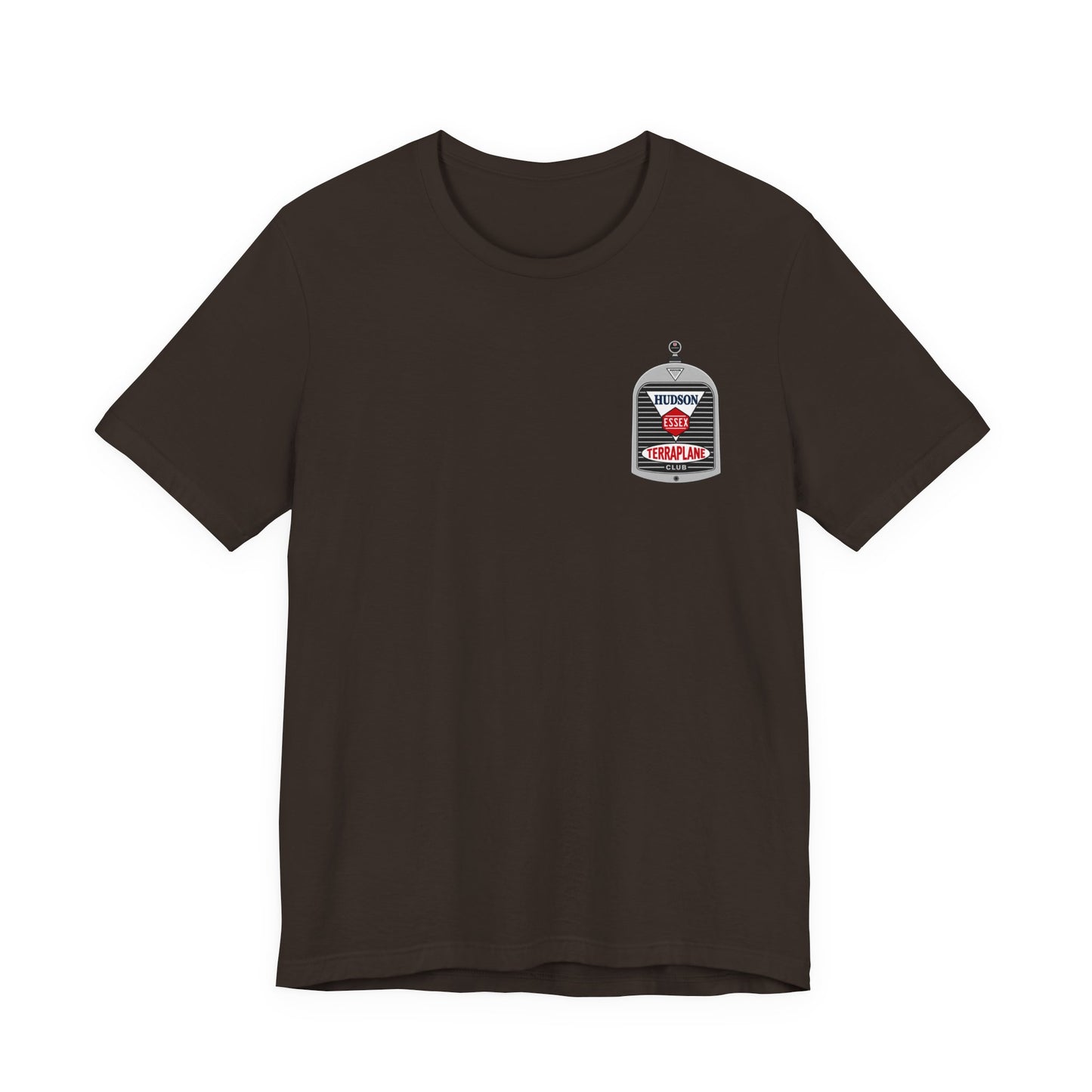 Hudson Essex Terraplane Club Small Chest Logo — Unisex Jersey Short Sleeve Tee