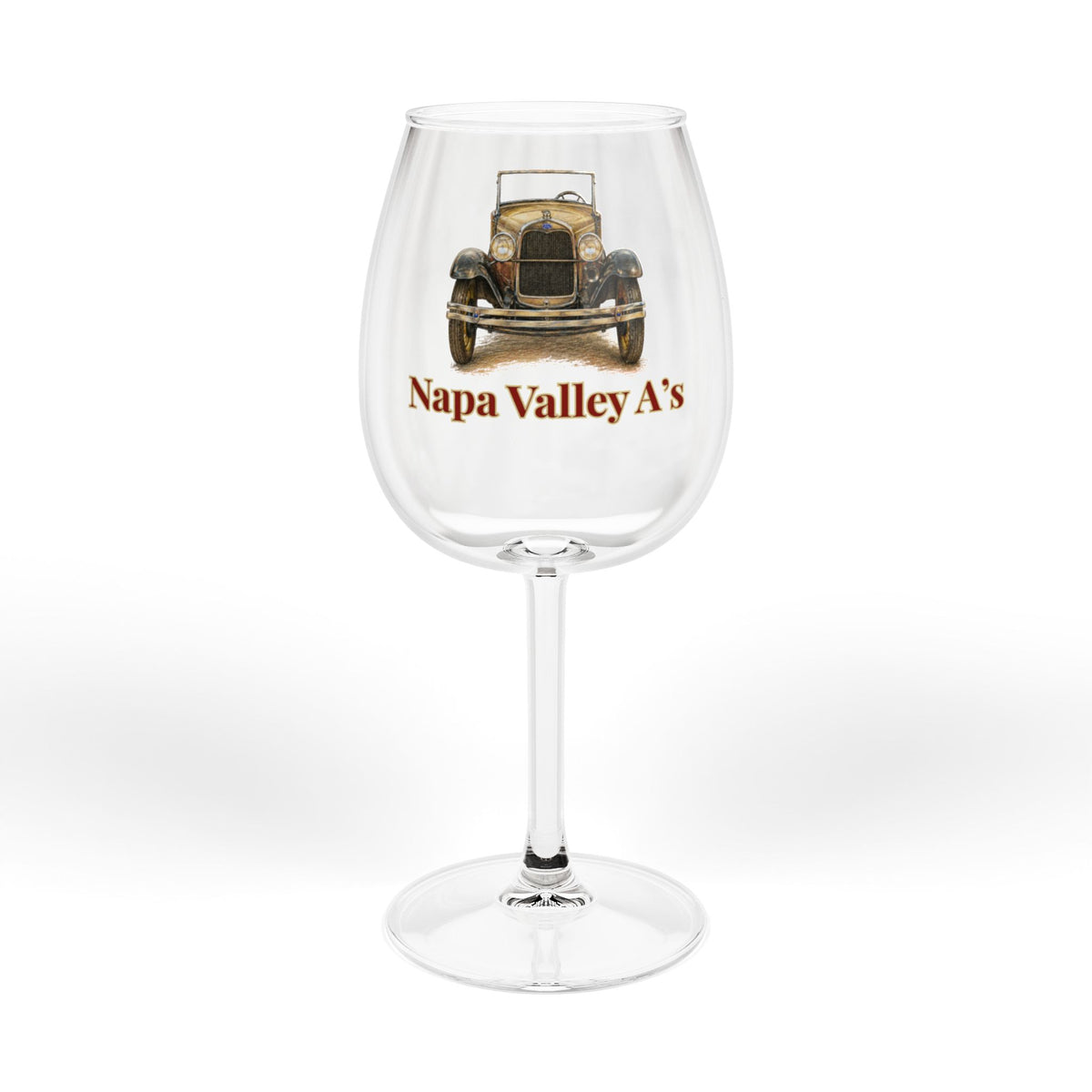 Napa Valley A’s 12oz Wine Glass