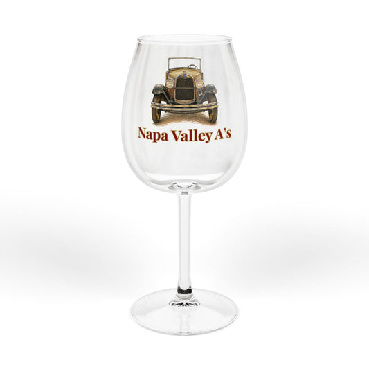 Napa Valley A’s 12oz Wine Glass