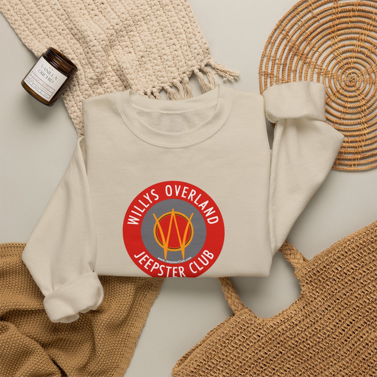 Willys Overland Jeepster Club Sweatshirt - Unisex Heavy Blend™ Crewneck Sweatshirt