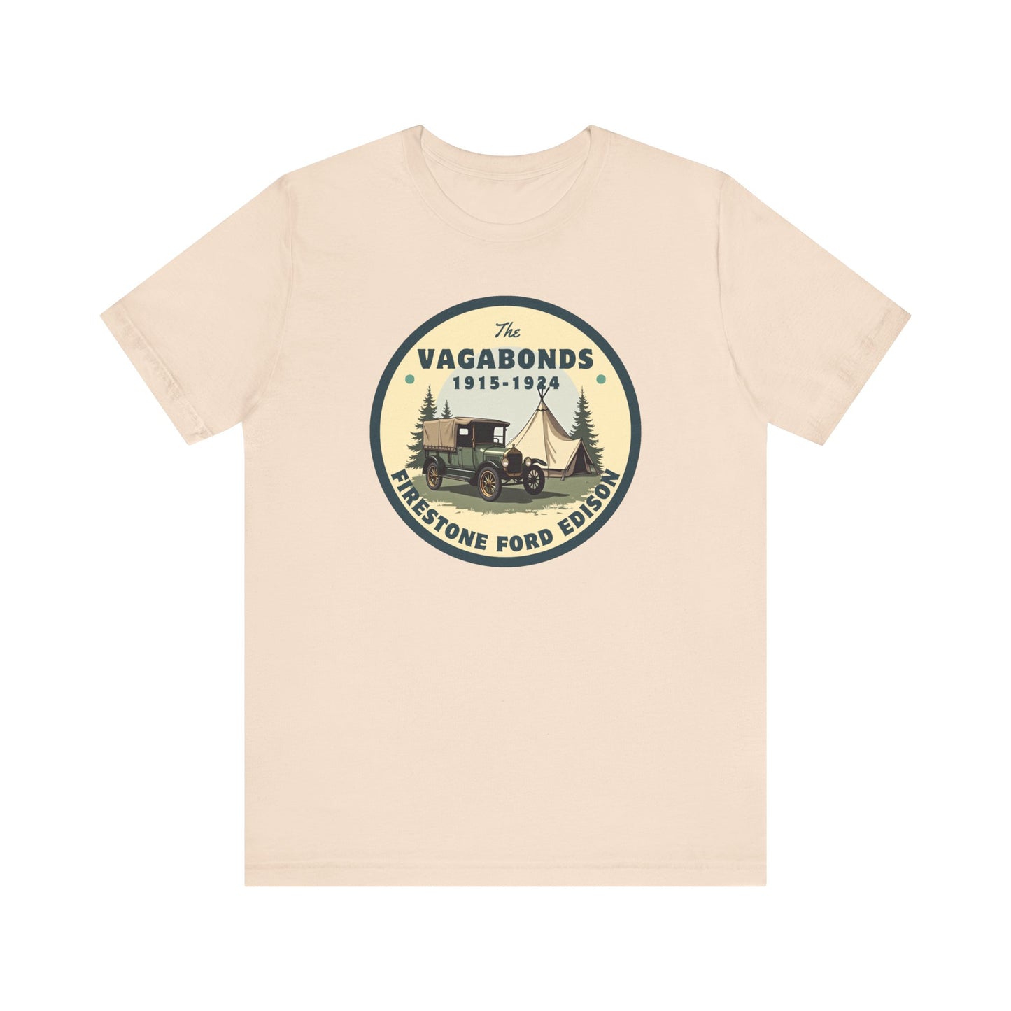Vagabonds - Firestone, Ford, and Eddison - Retro Camping Shirt