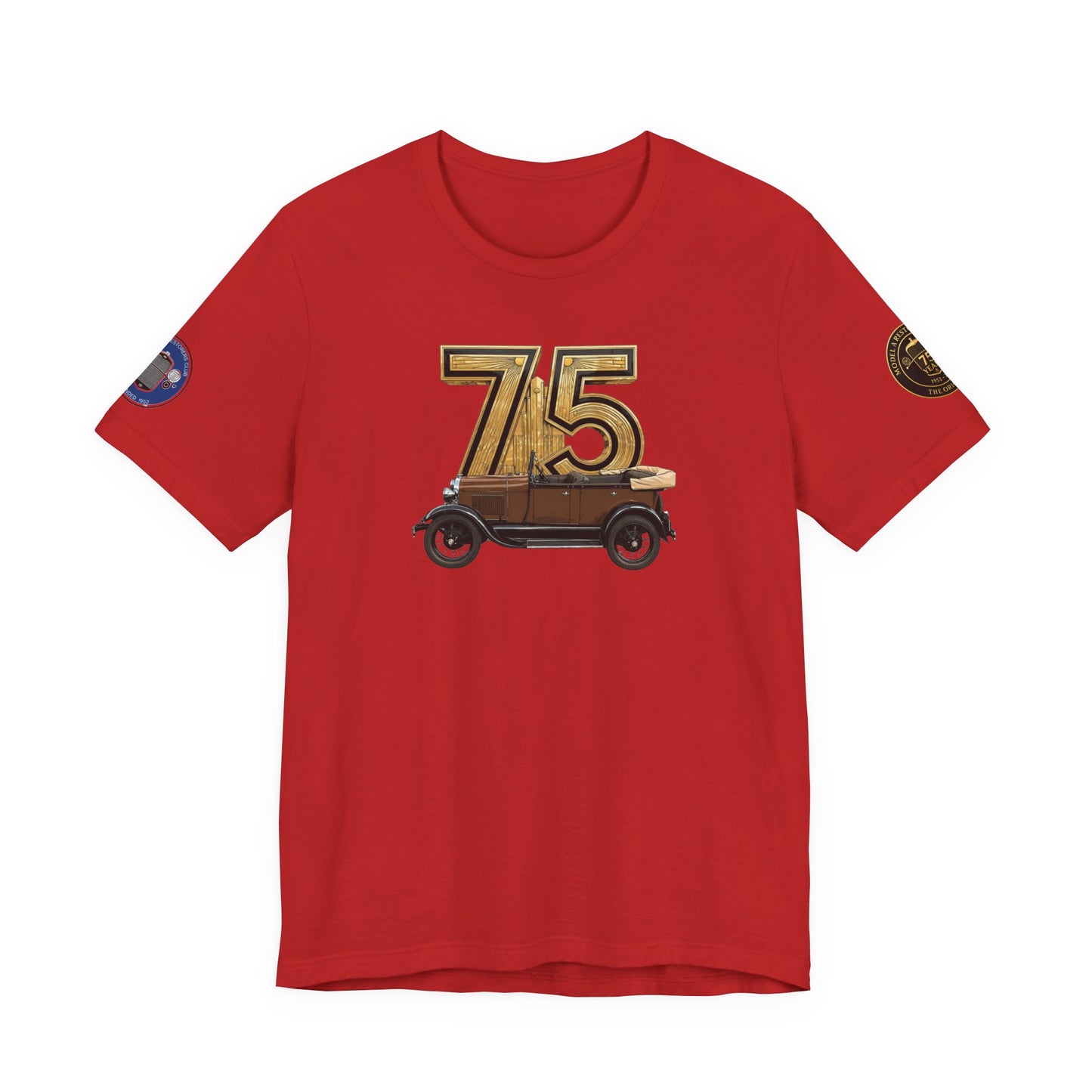 MARC 75th Anniversary Tee with Touring car and MARC logos on both sleeves